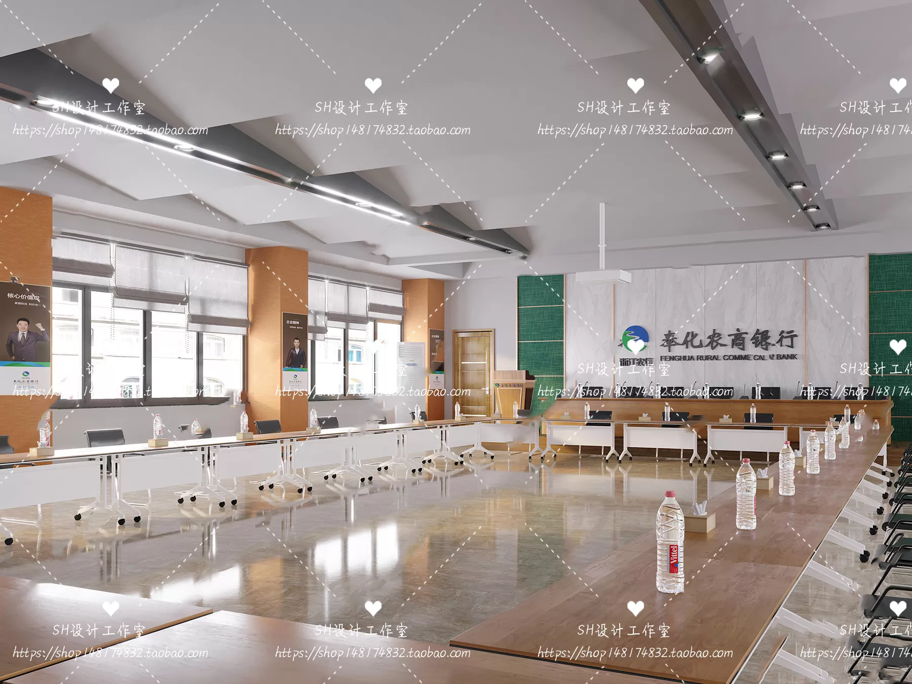 MEETING ROOM 3D SCENES – VRAY RENDER – 94