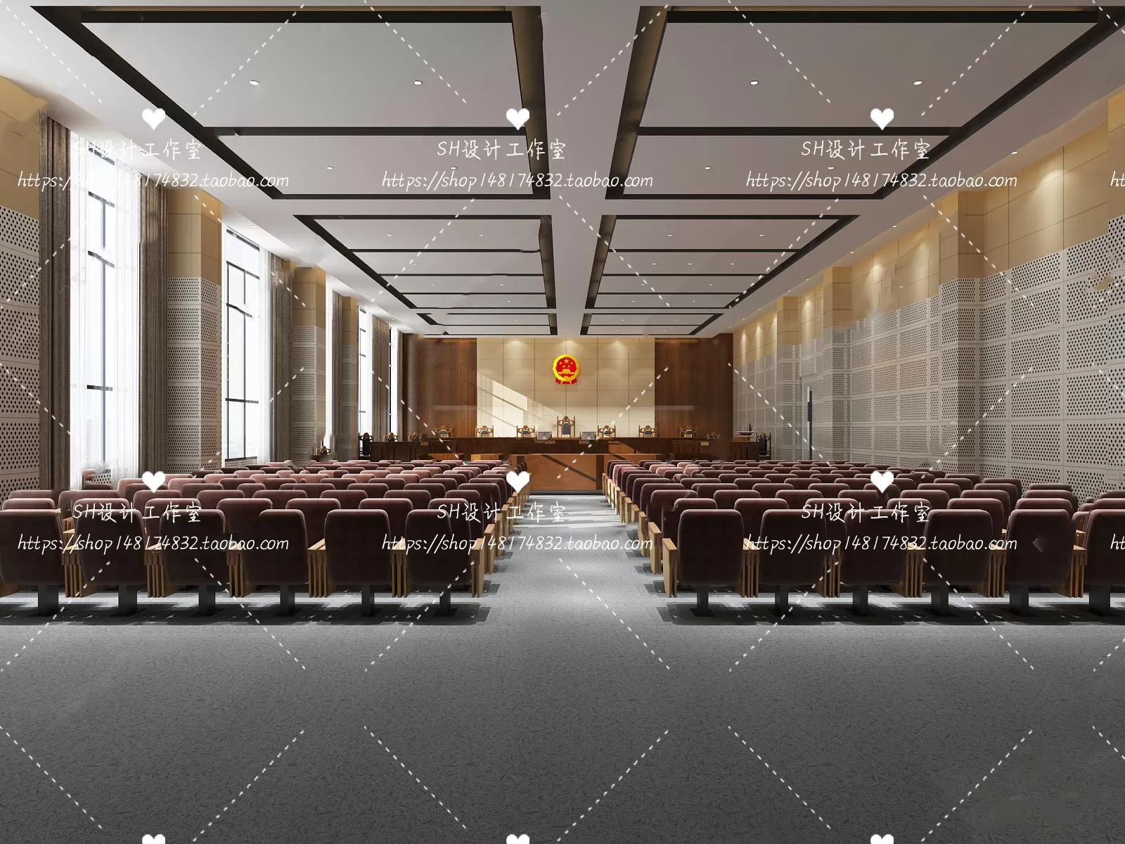 MEETING ROOM 3D SCENES – VRAY RENDER – 96