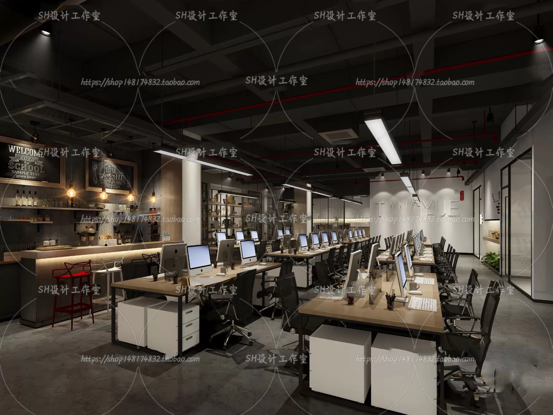 OFFICE 3D SCENES – VRAY RENDER – 05