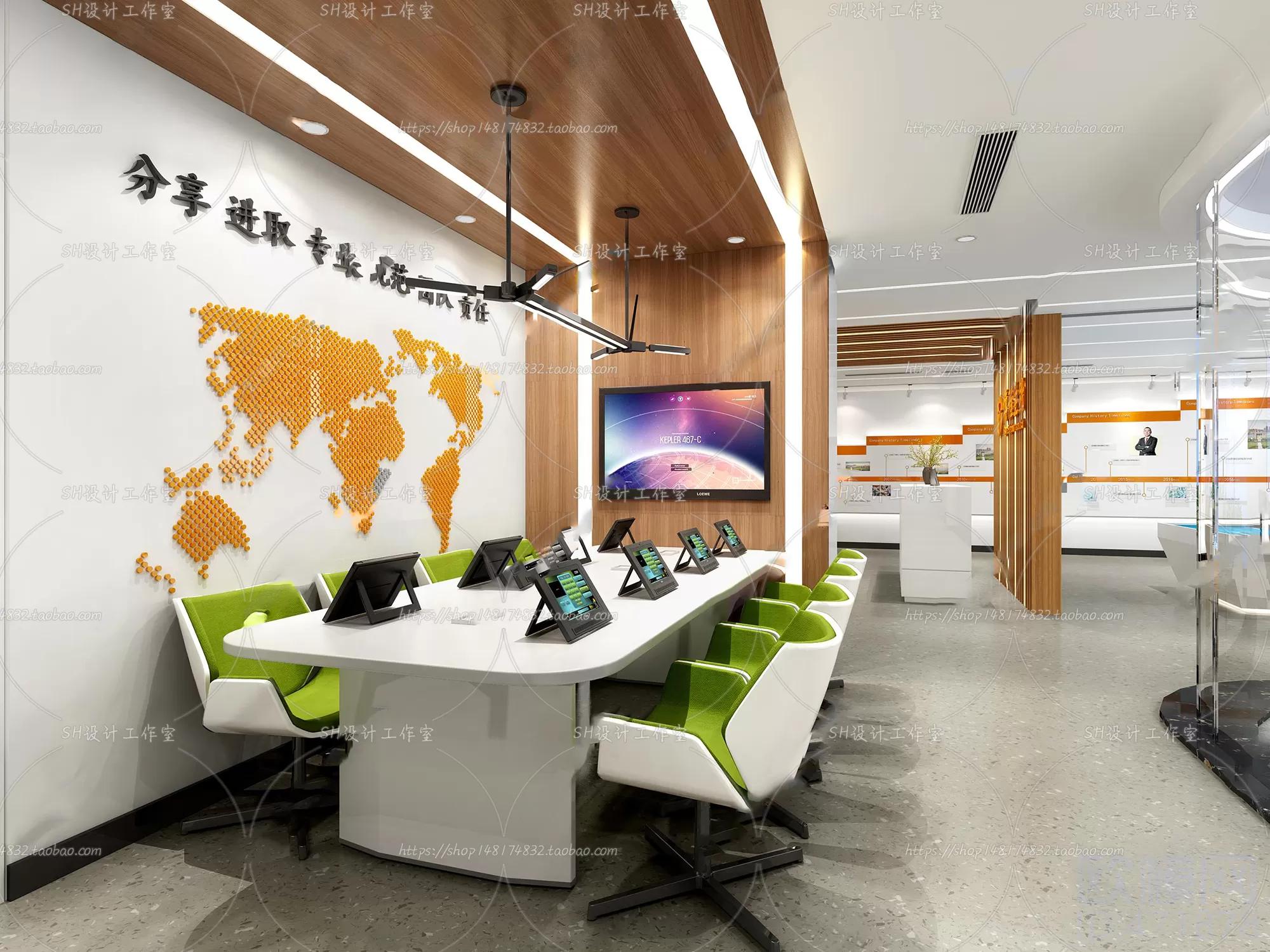 OFFICE 3D SCENES – VRAY RENDER – 11