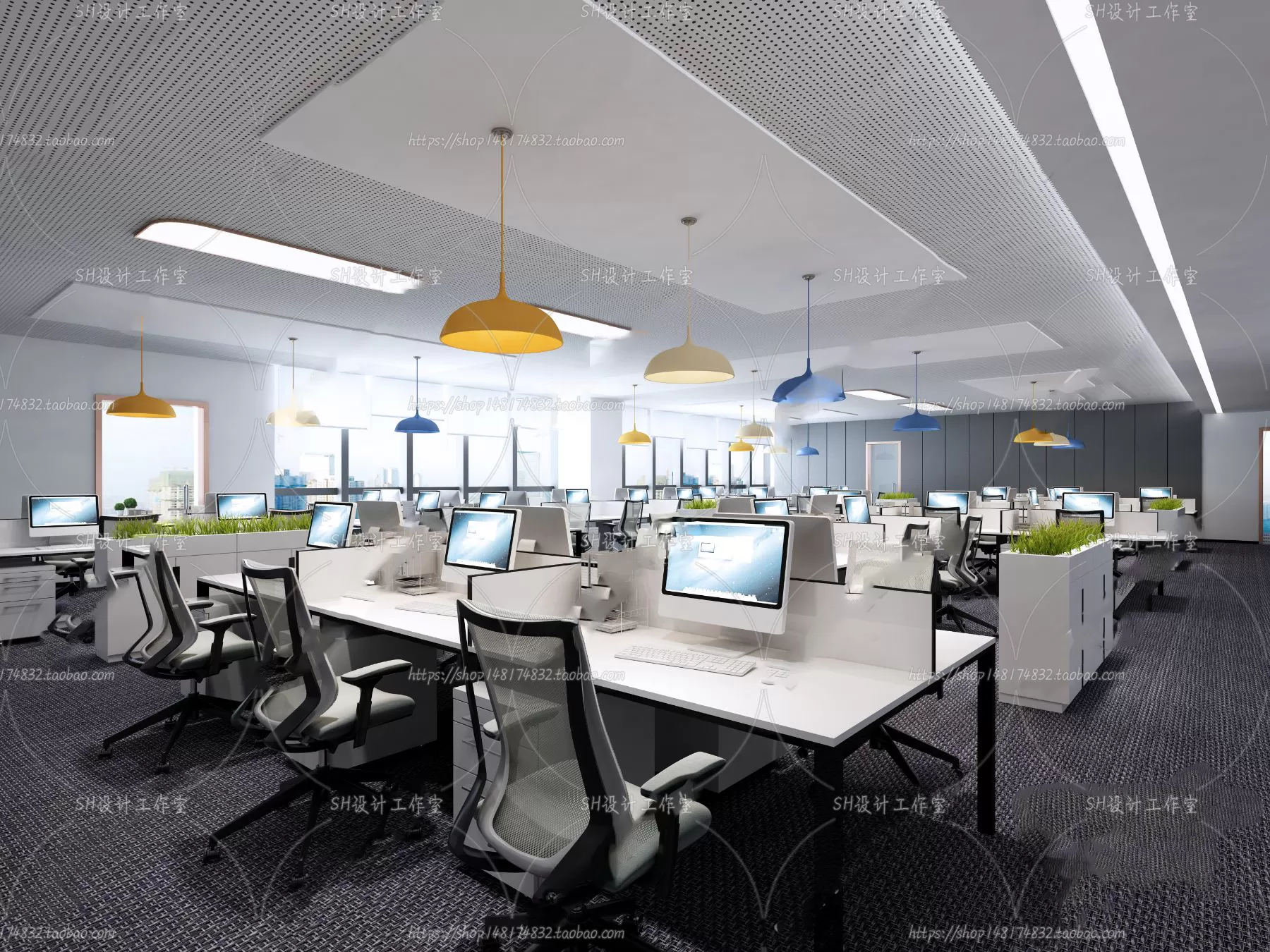 OFFICE 3D SCENES – VRAY RENDER – 16