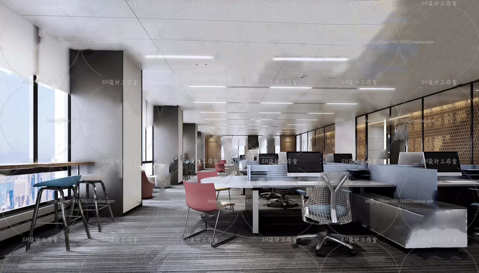 OFFICE 3D SCENES – VRAY RENDER – 17