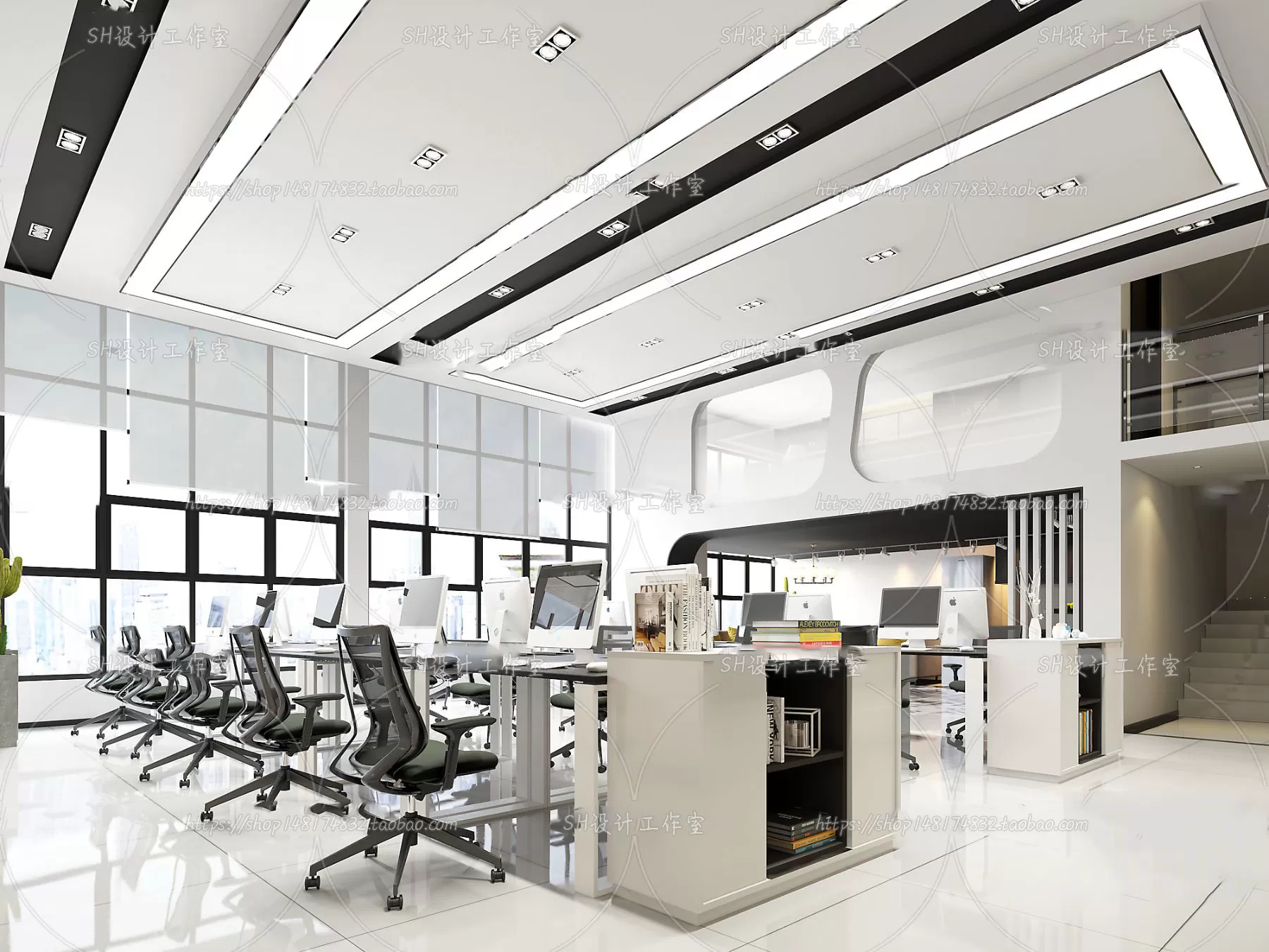 OFFICE 3D SCENES – VRAY RENDER – 22