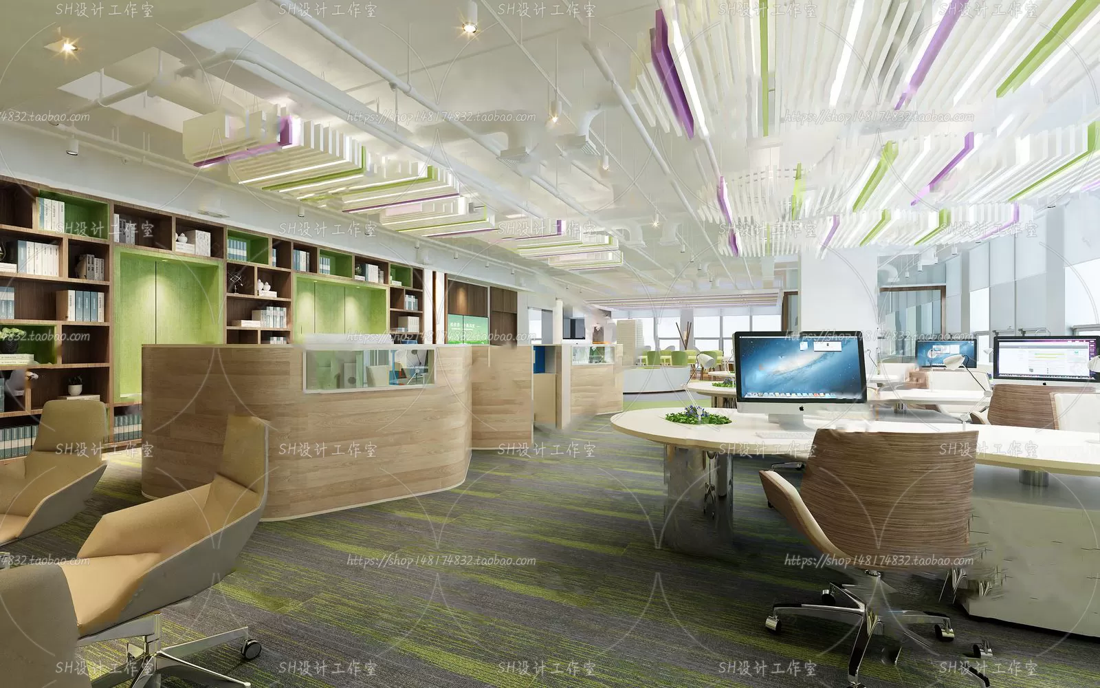 OFFICE 3D SCENES – VRAY RENDER – 26