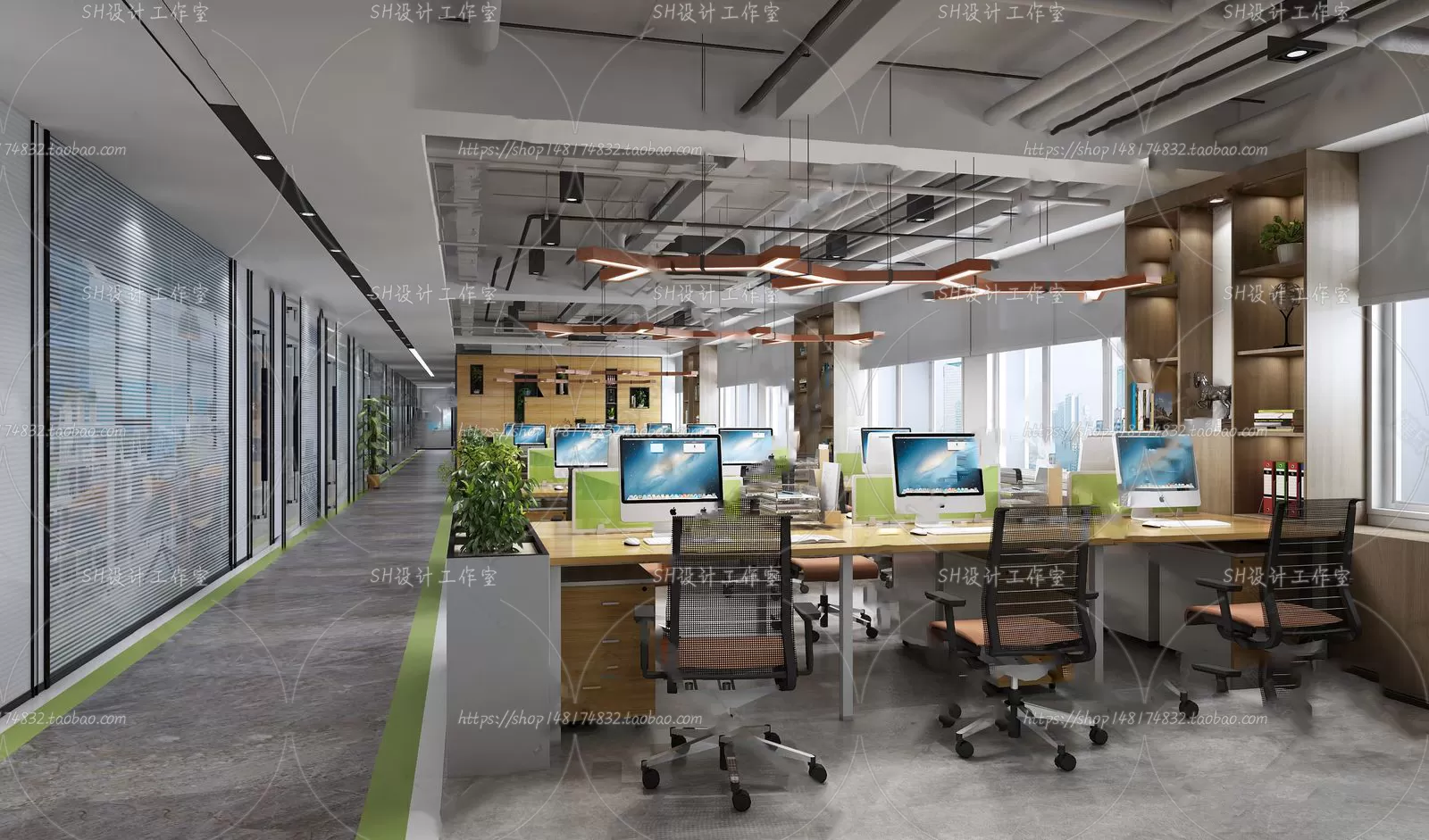 OFFICE 3D SCENES – VRAY RENDER – 28