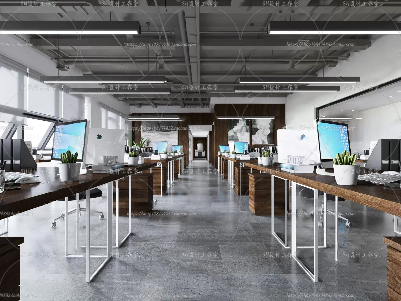 OFFICE 3D SCENES – VRAY RENDER – 29