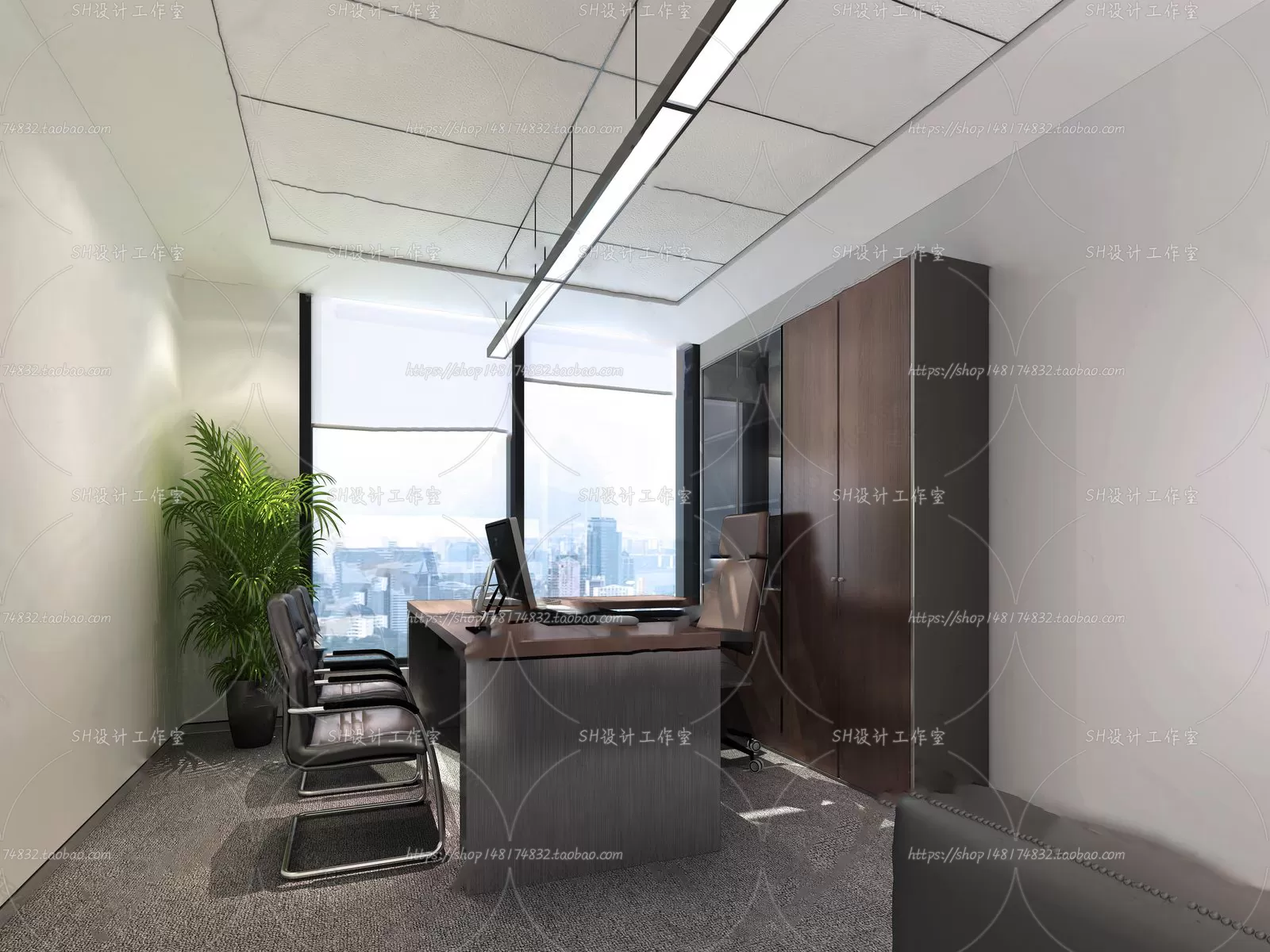 OFFICE 3D SCENES – VRAY RENDER – 30