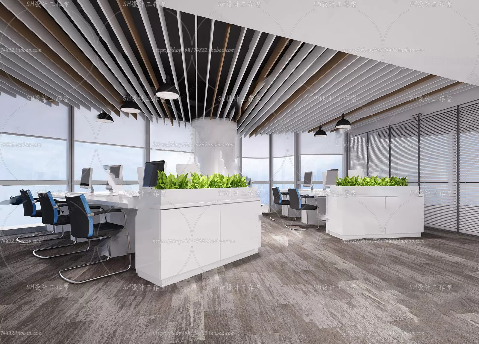 OFFICE 3D SCENES – VRAY RENDER – 33