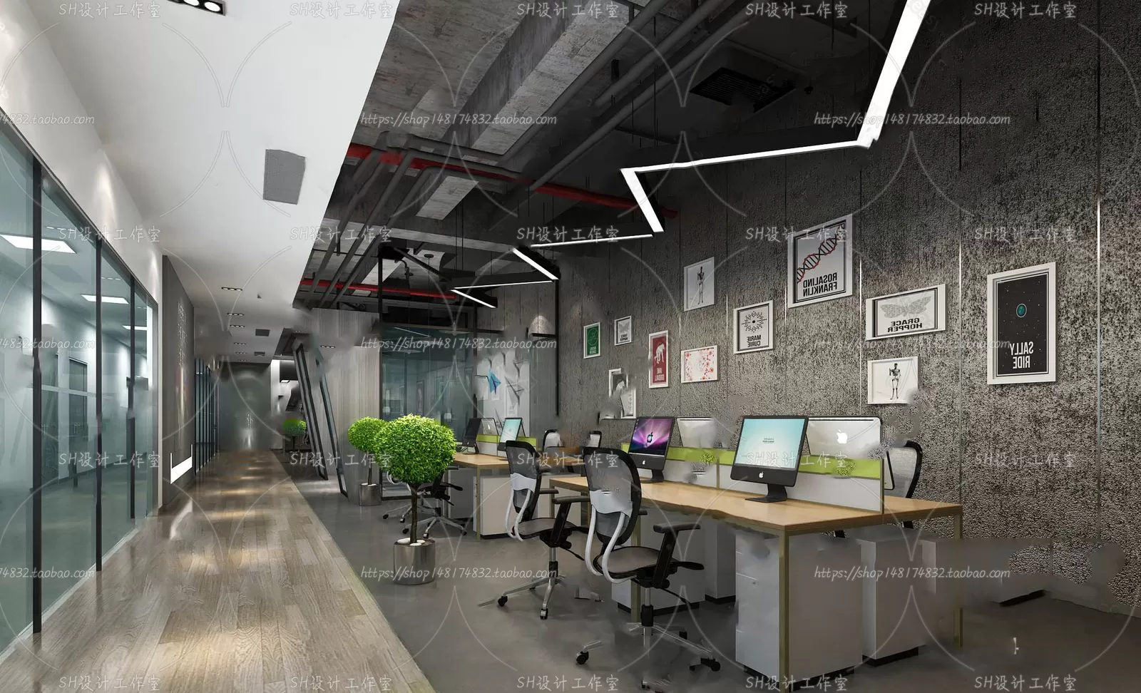 OFFICE 3D SCENES – VRAY RENDER – 37