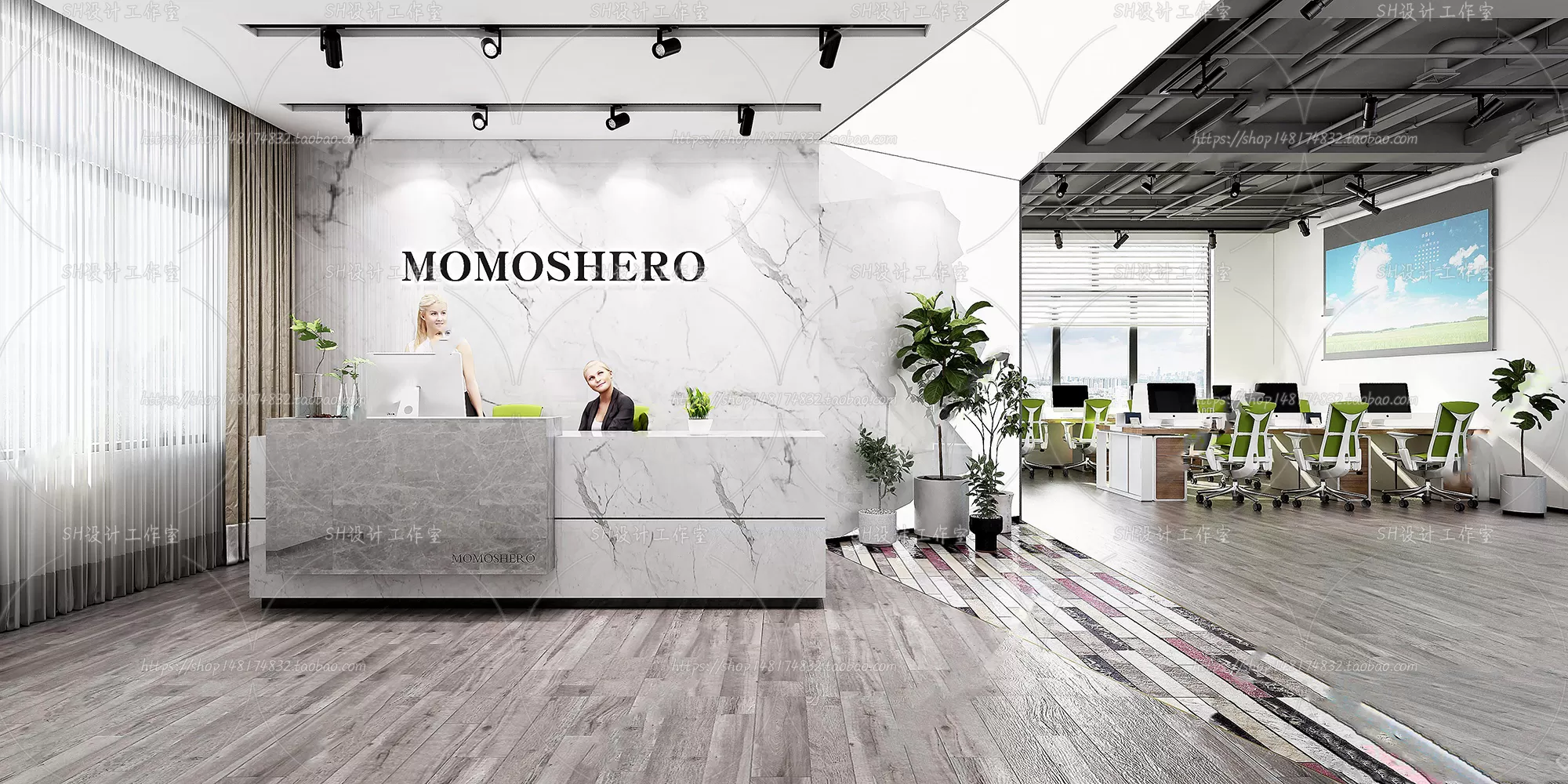 OFFICE 3D SCENES – VRAY RENDER – 38