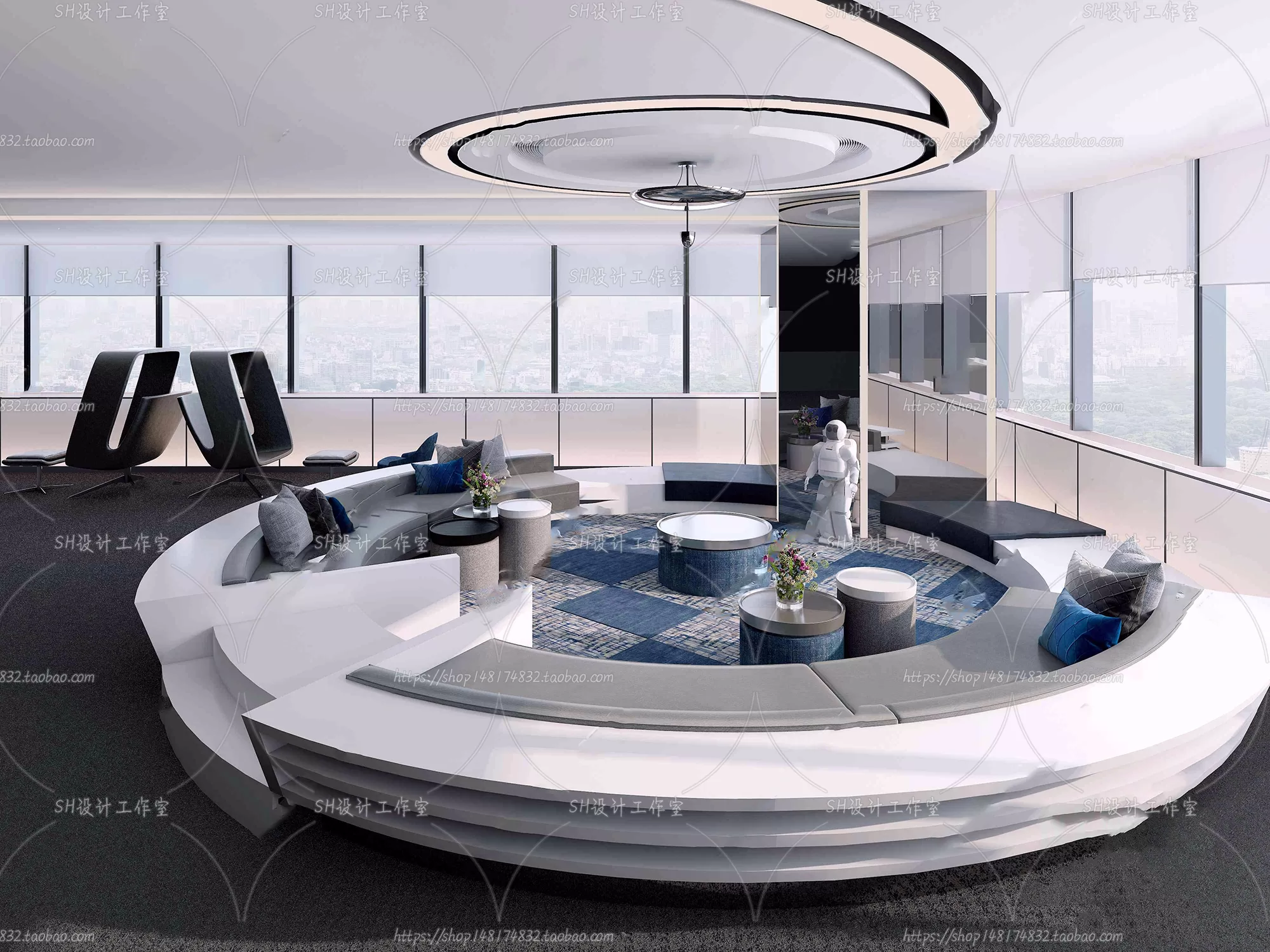 OFFICE 3D SCENES – VRAY RENDER – 41