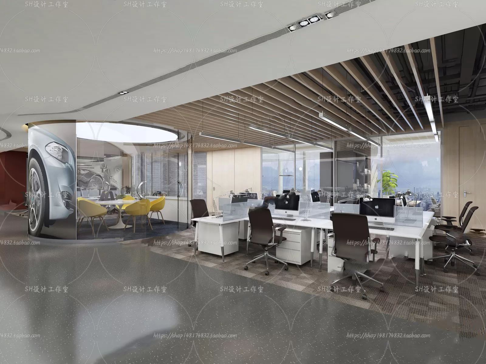 OFFICE 3D SCENES – VRAY RENDER – 44