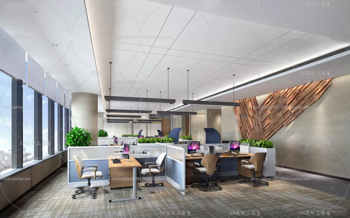 OFFICE 3D SCENES – VRAY RENDER – 45