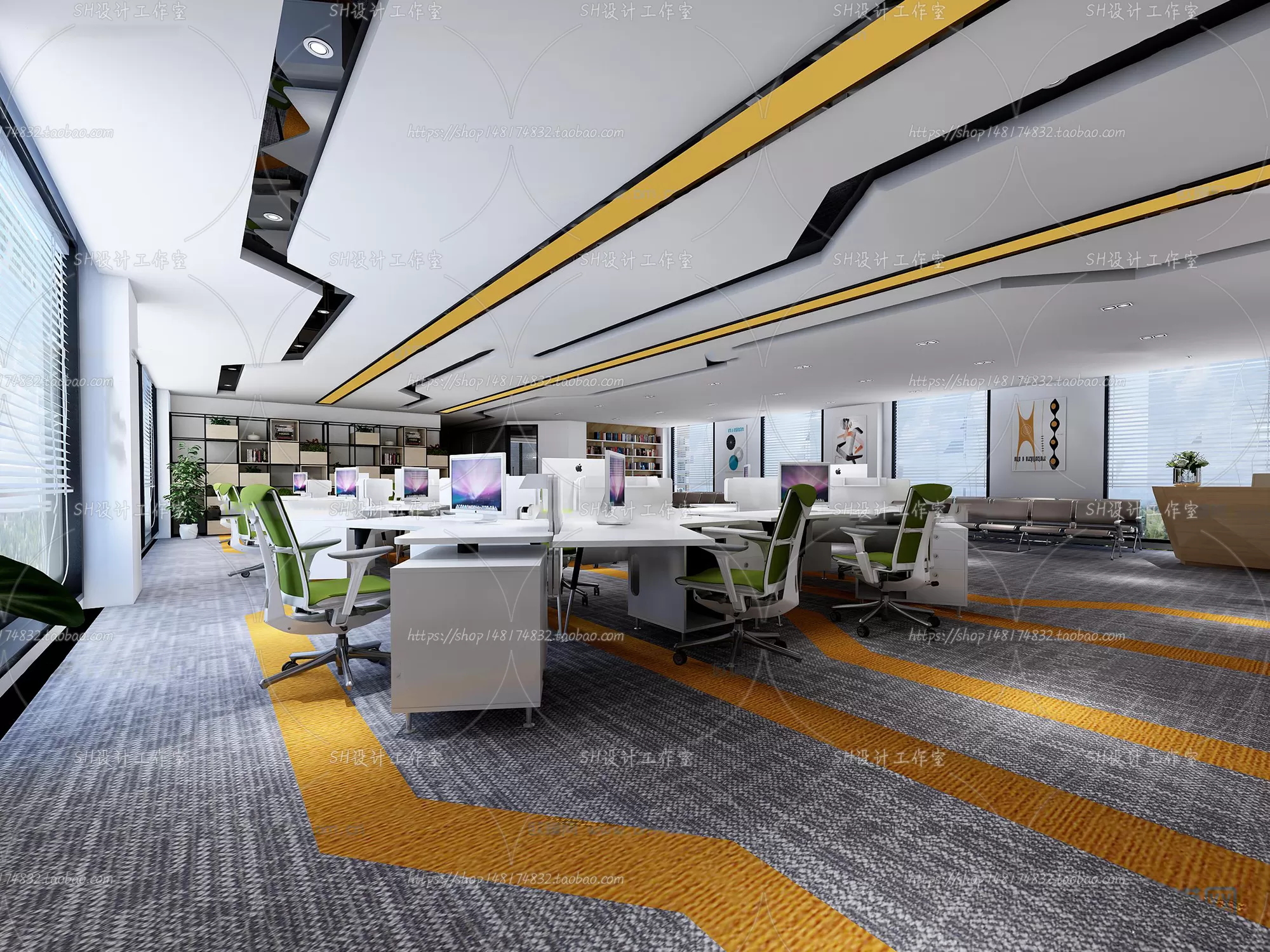 OFFICE 3D SCENES – VRAY RENDER – 46