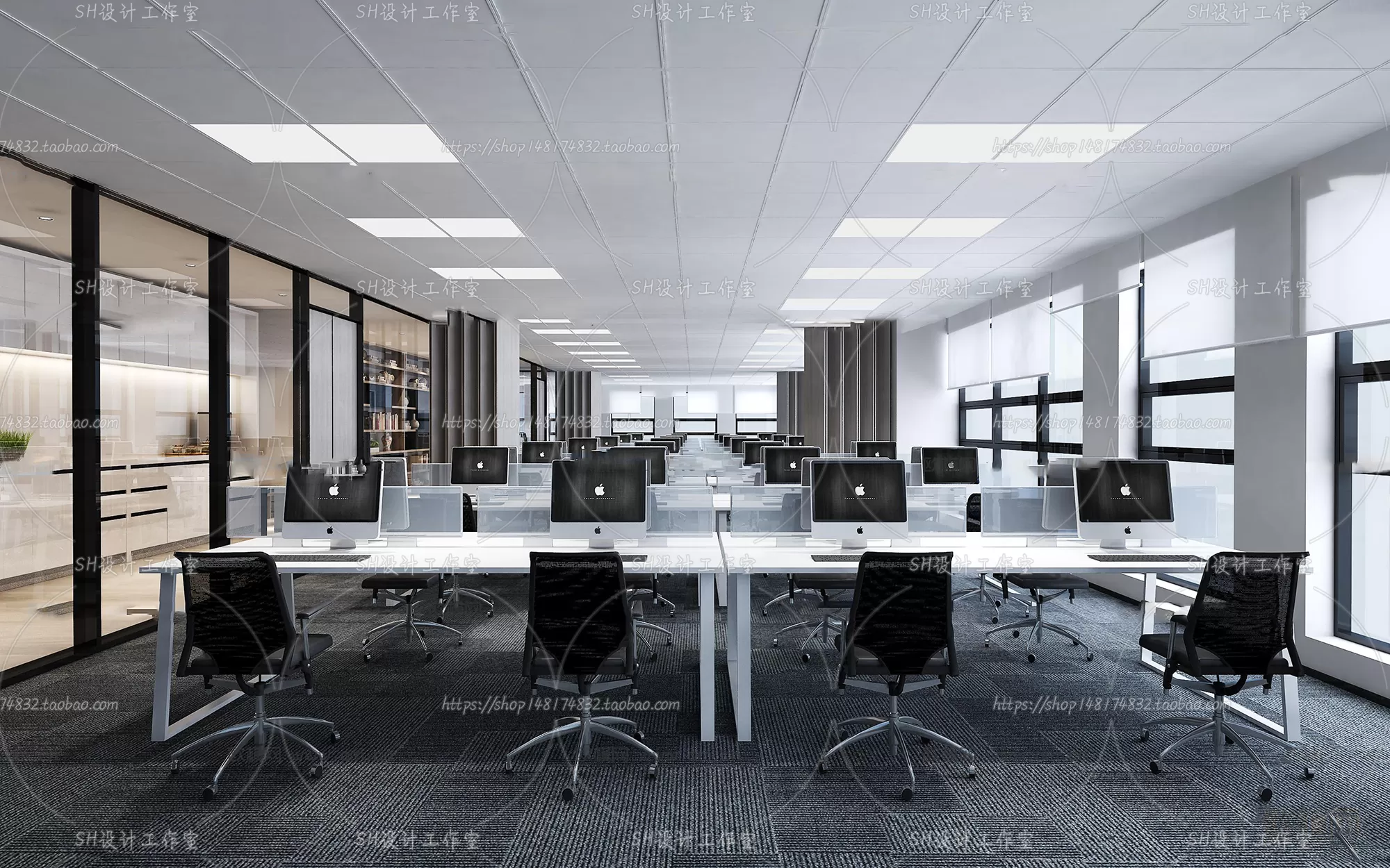 OFFICE 3D SCENES – VRAY RENDER – 48