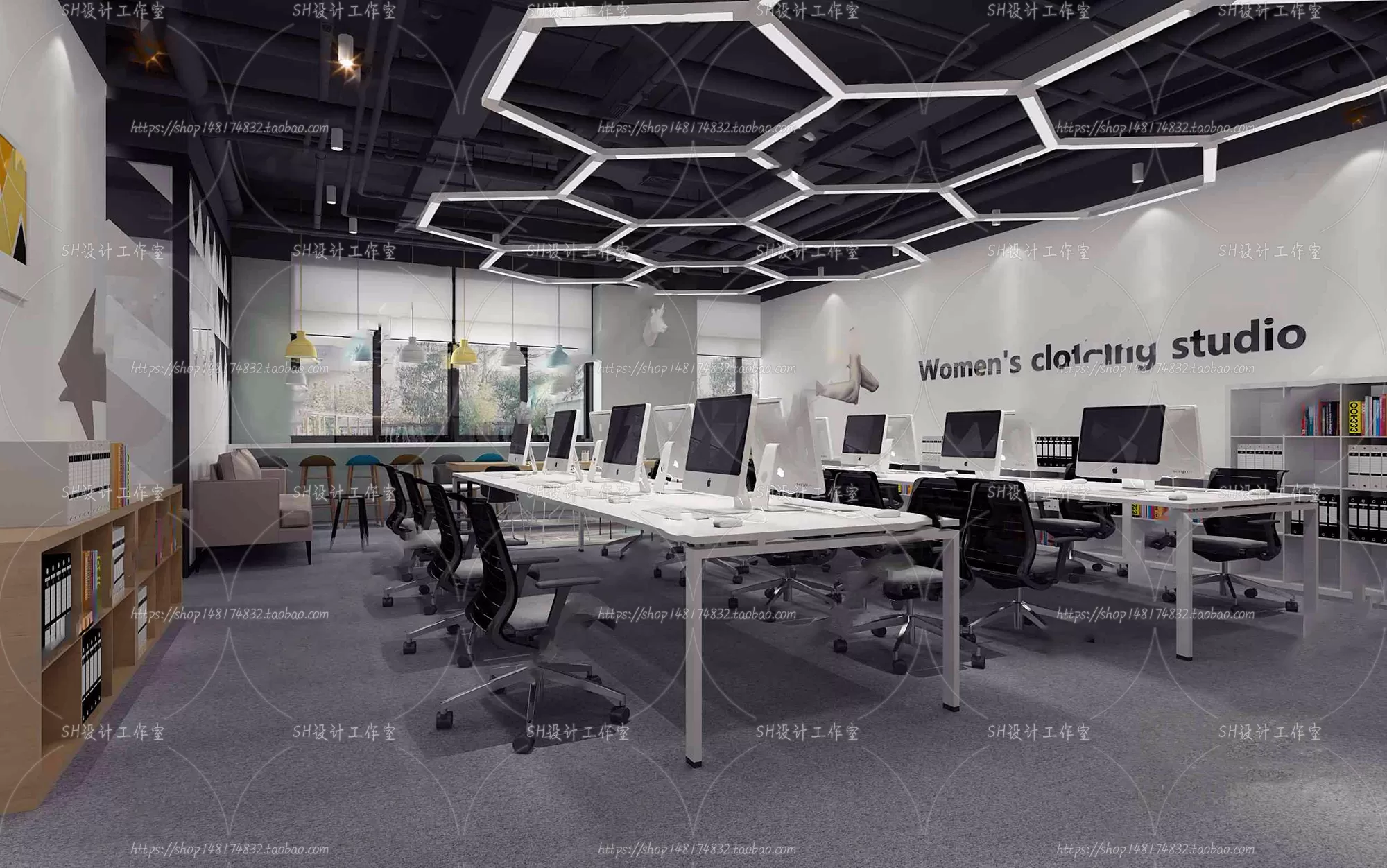 OFFICE 3D SCENES – VRAY RENDER – 52