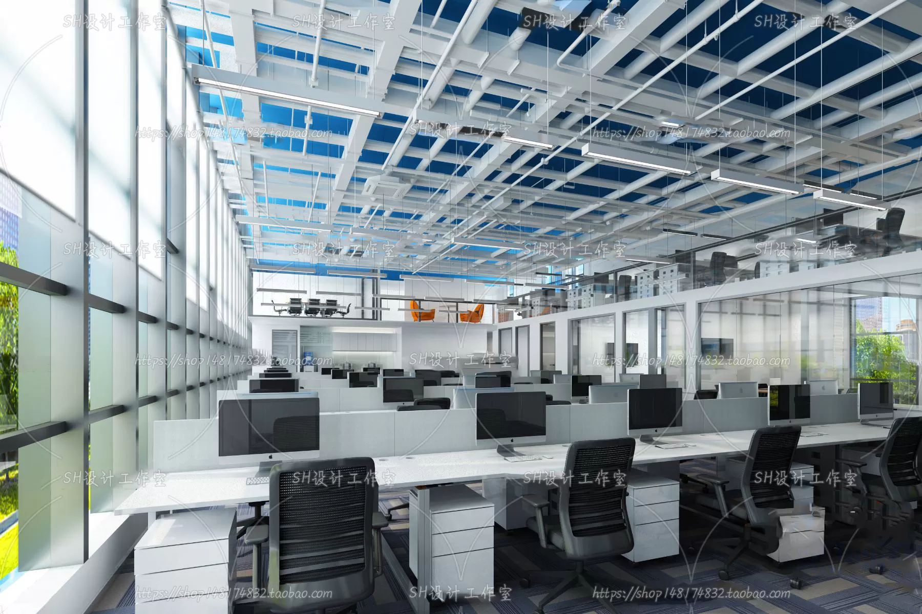 OFFICE 3D SCENES – VRAY RENDER – 53