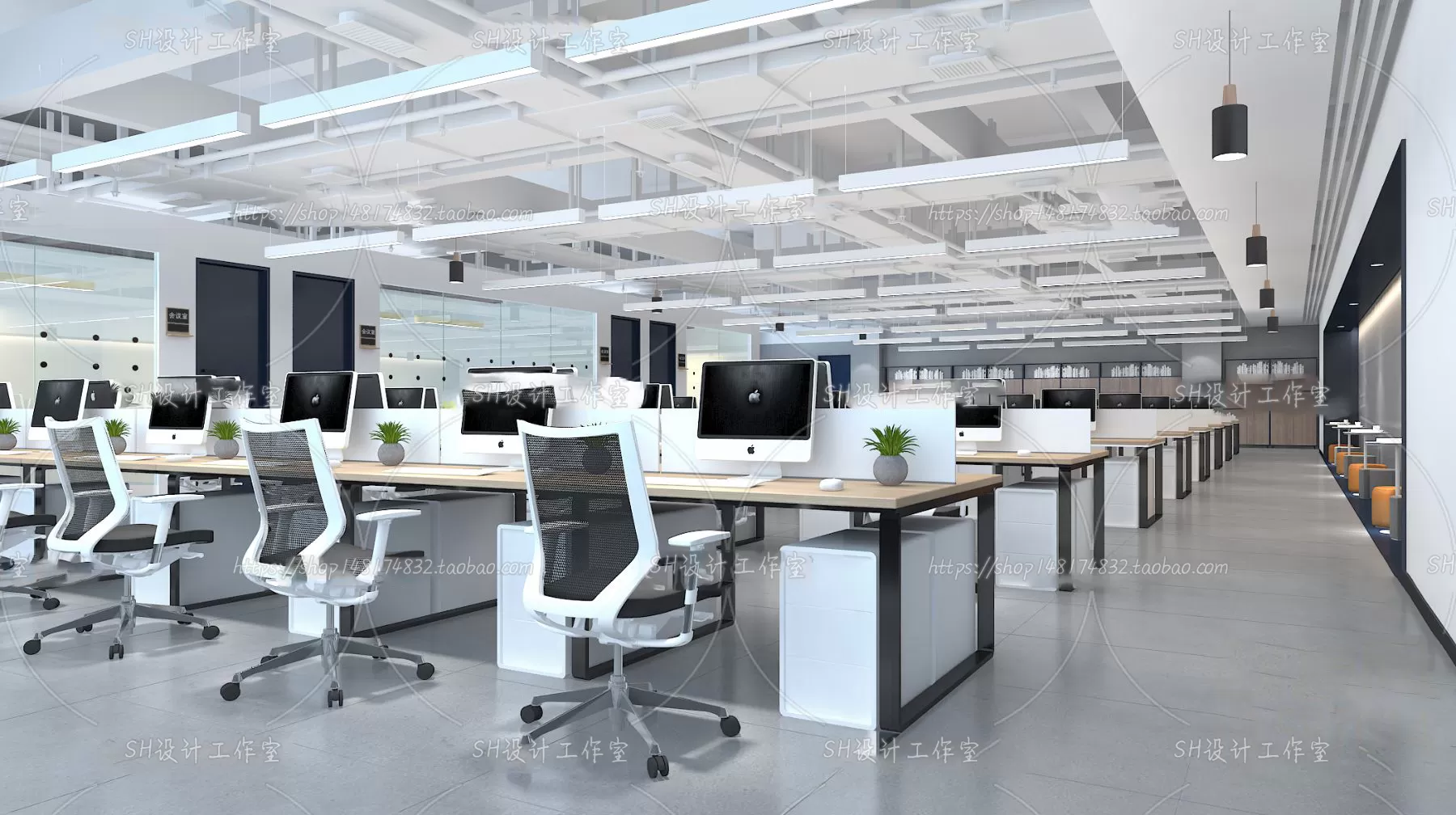 OFFICE 3D SCENES – VRAY RENDER – 55