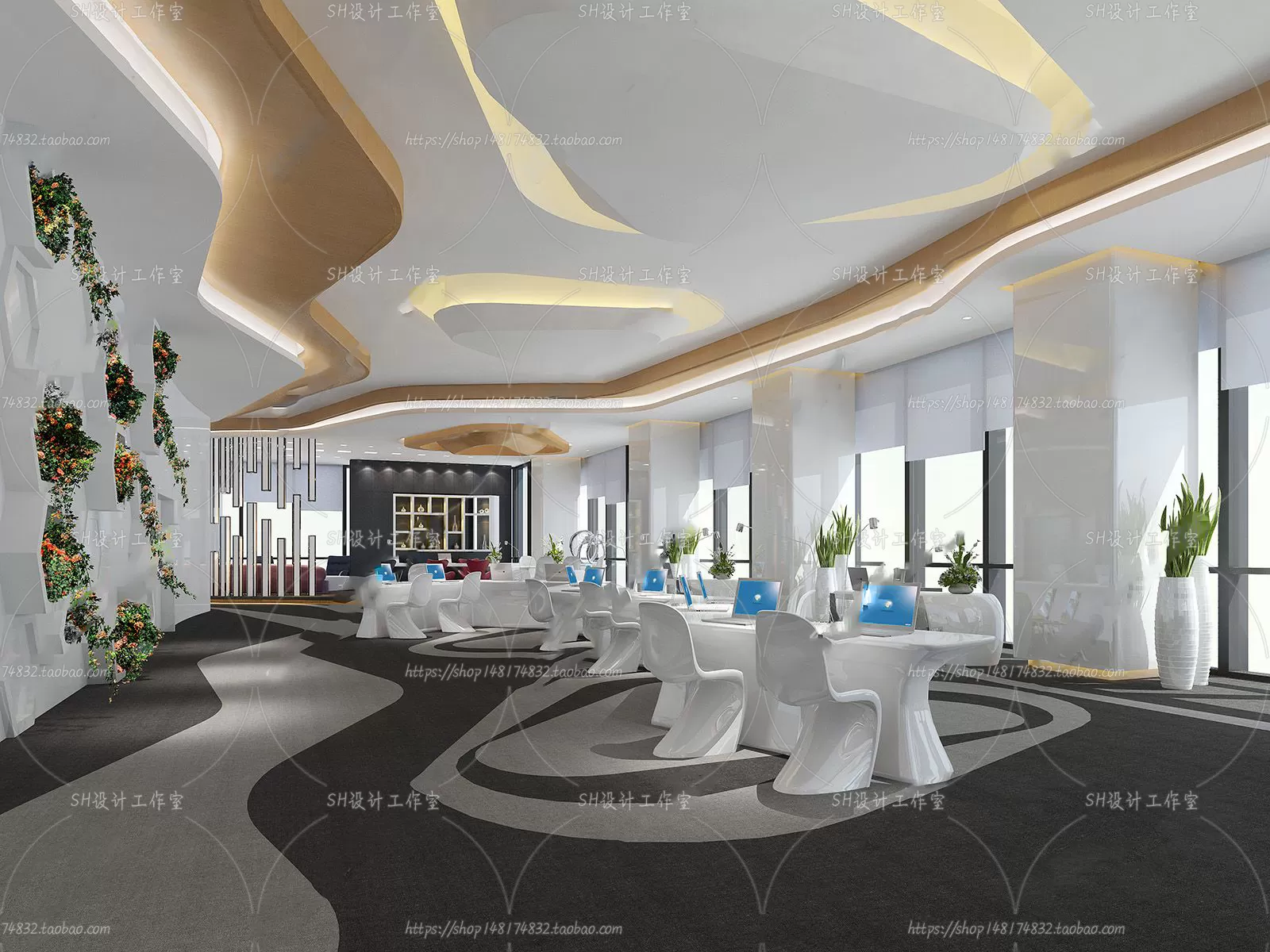 OFFICE 3D SCENES – VRAY RENDER – 58