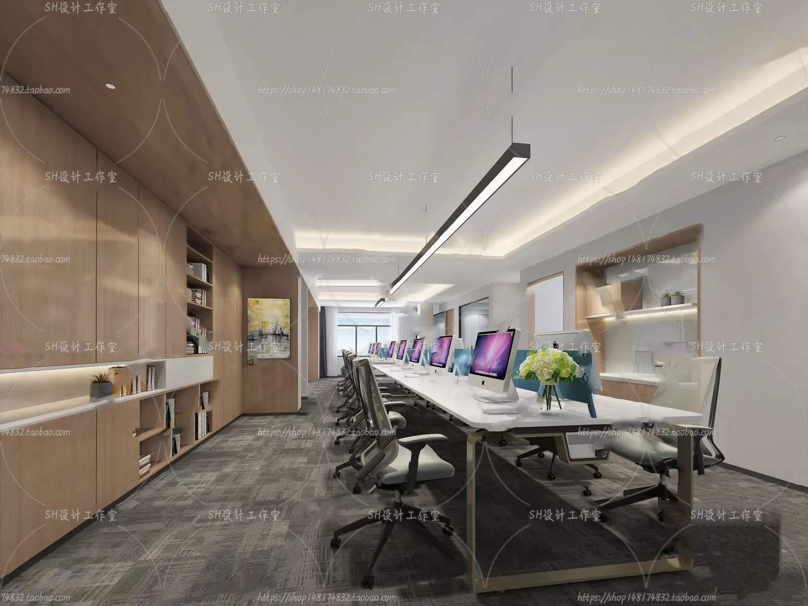 OFFICE 3D SCENES – VRAY RENDER – 60