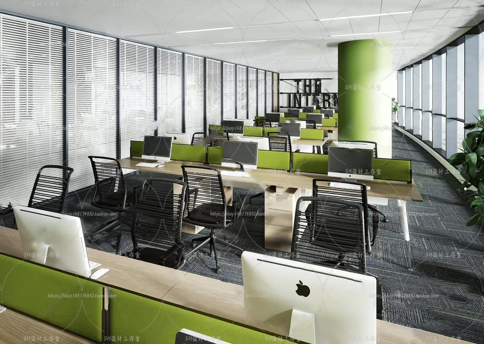 OFFICE 3D SCENES – VRAY RENDER – 61