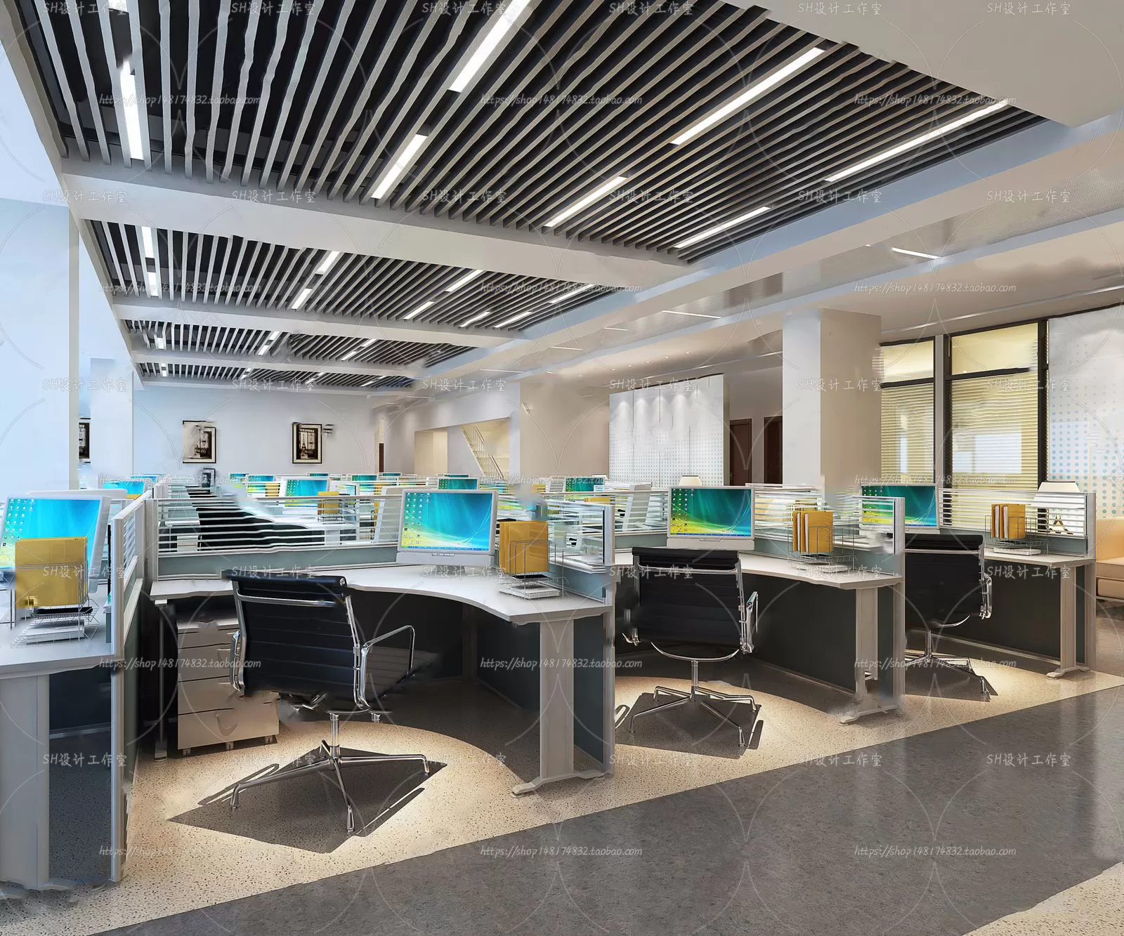 OFFICE 3D SCENES – VRAY RENDER – 63