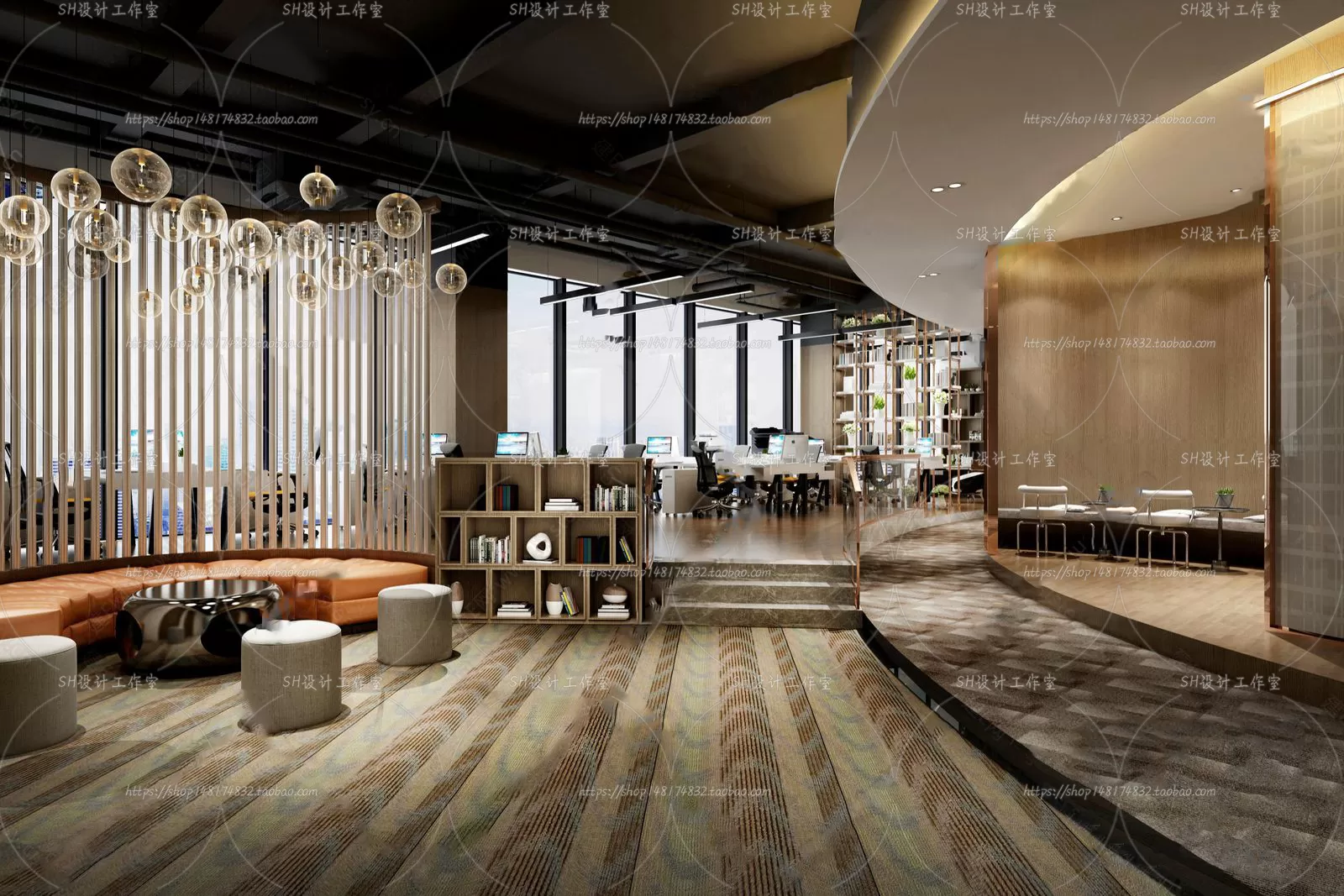 OFFICE 3D SCENES – VRAY RENDER – 64