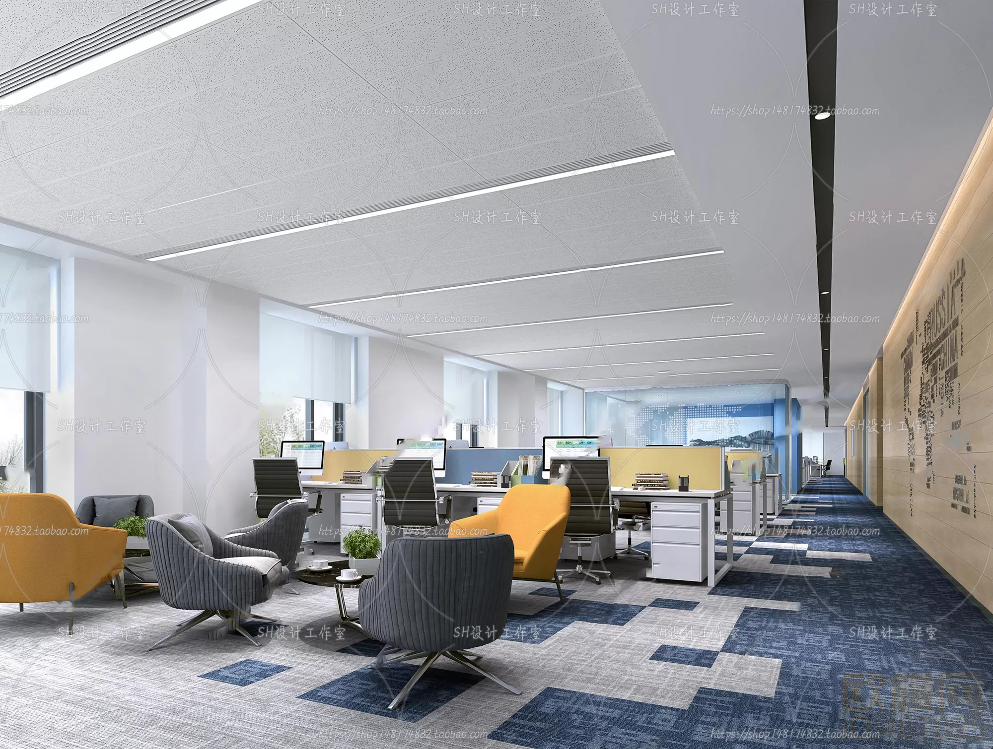 OFFICE 3D SCENES – VRAY RENDER – 65