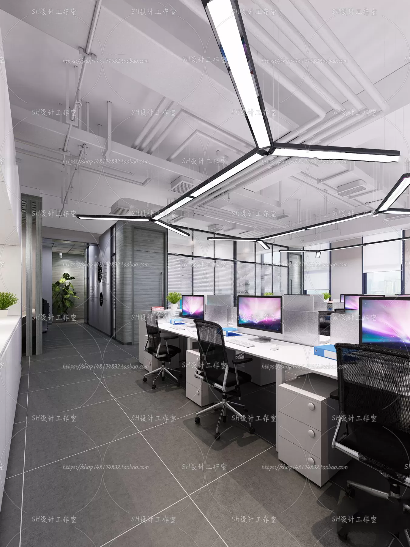 OFFICE 3D SCENES – VRAY RENDER – 69