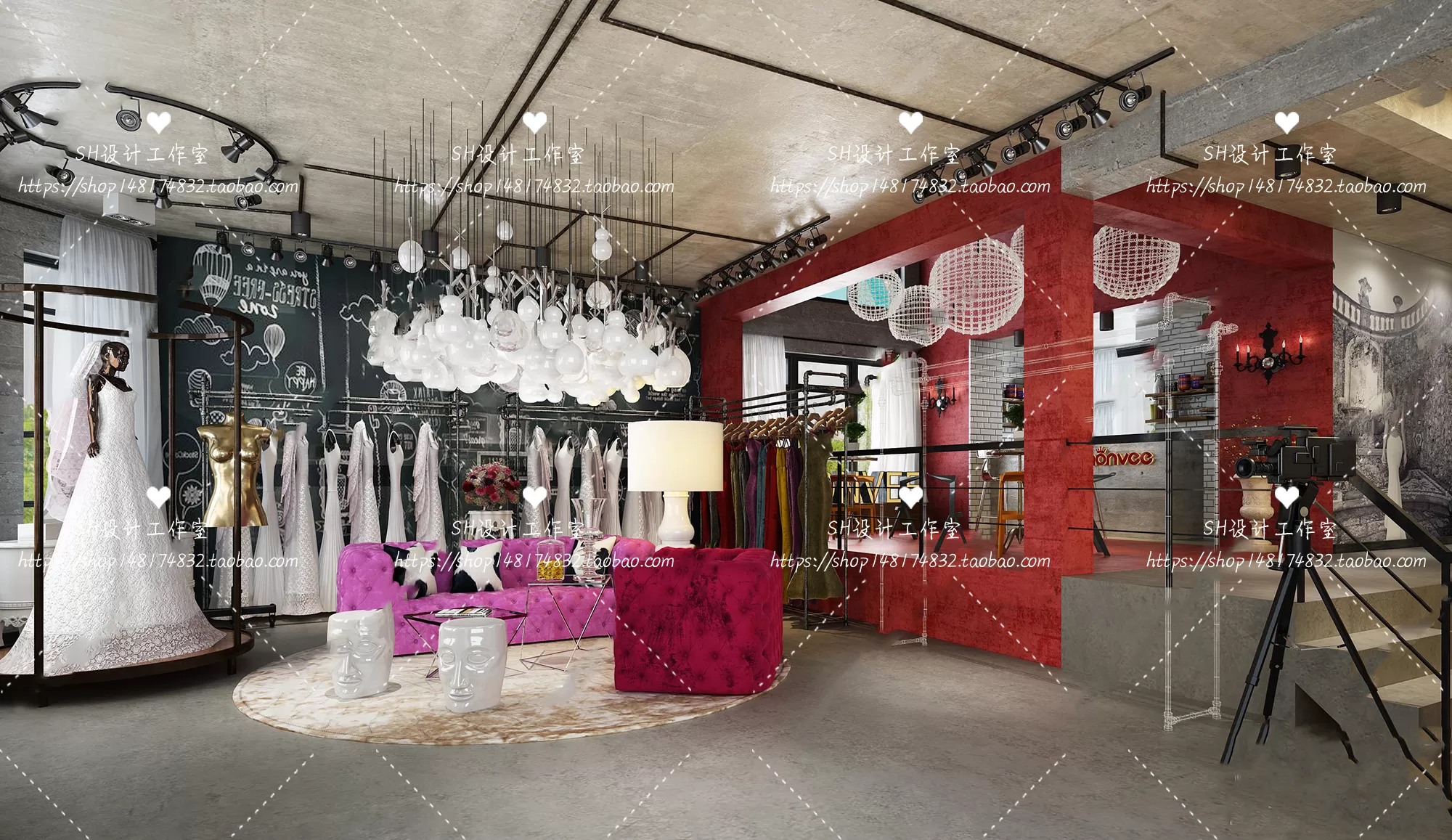 PHOTO STUDIO 3D SCENES – VRAY RENDER – 16