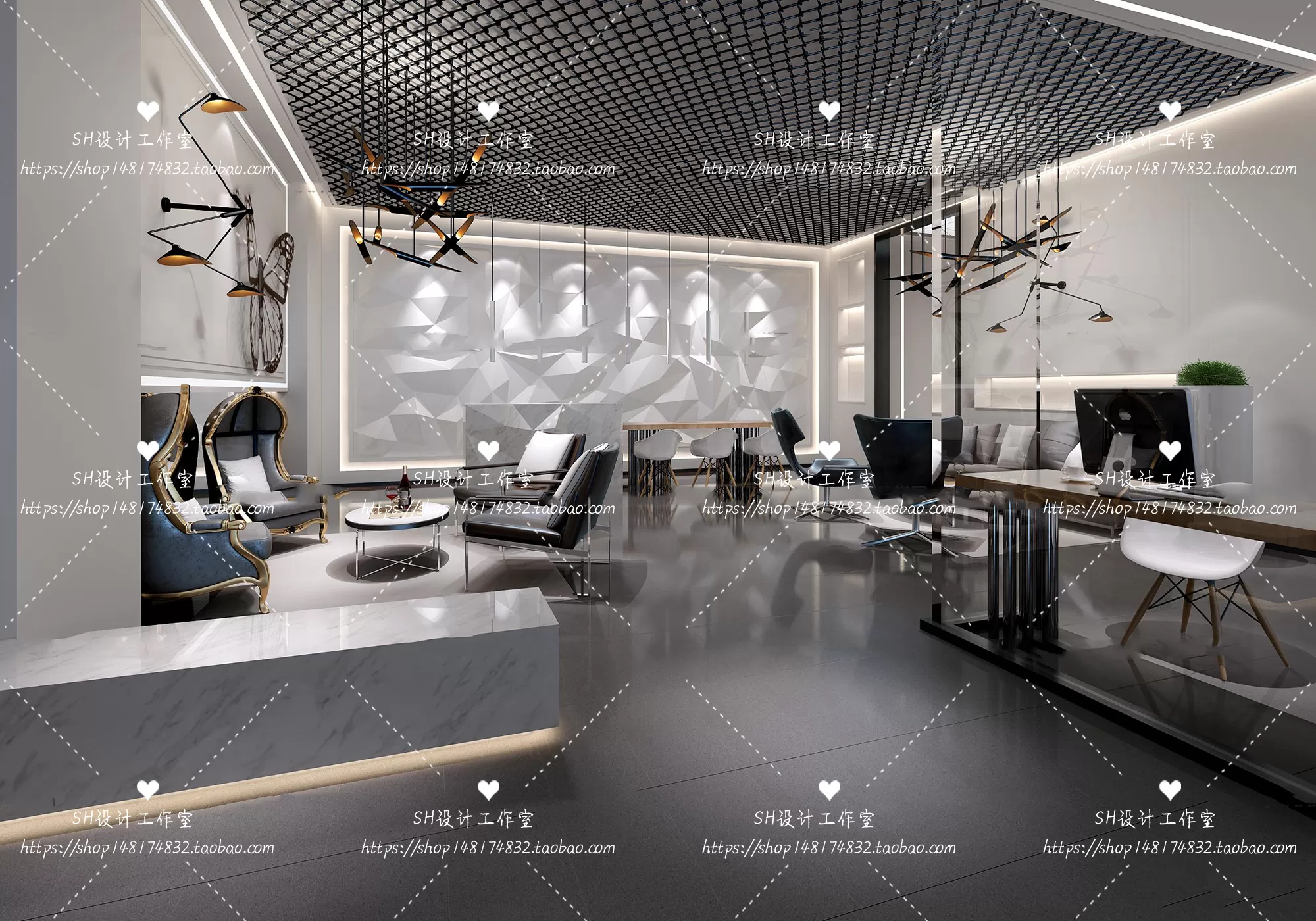 PHOTO STUDIO 3D SCENES – VRAY RENDER – 27