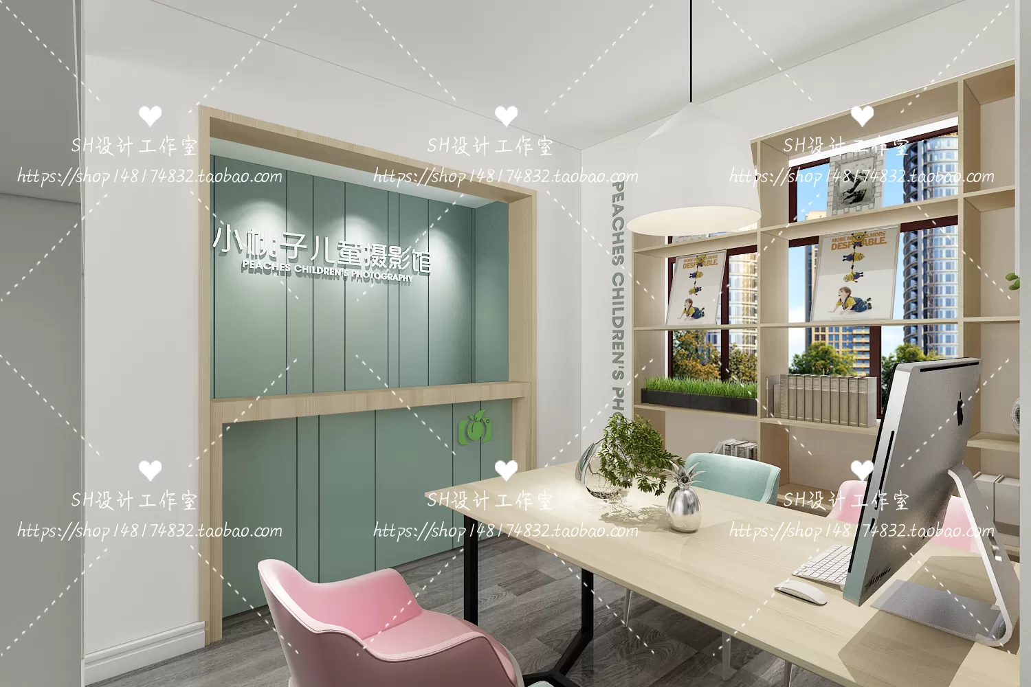 PHOTO STUDIO 3D SCENES – VRAY RENDER – 30