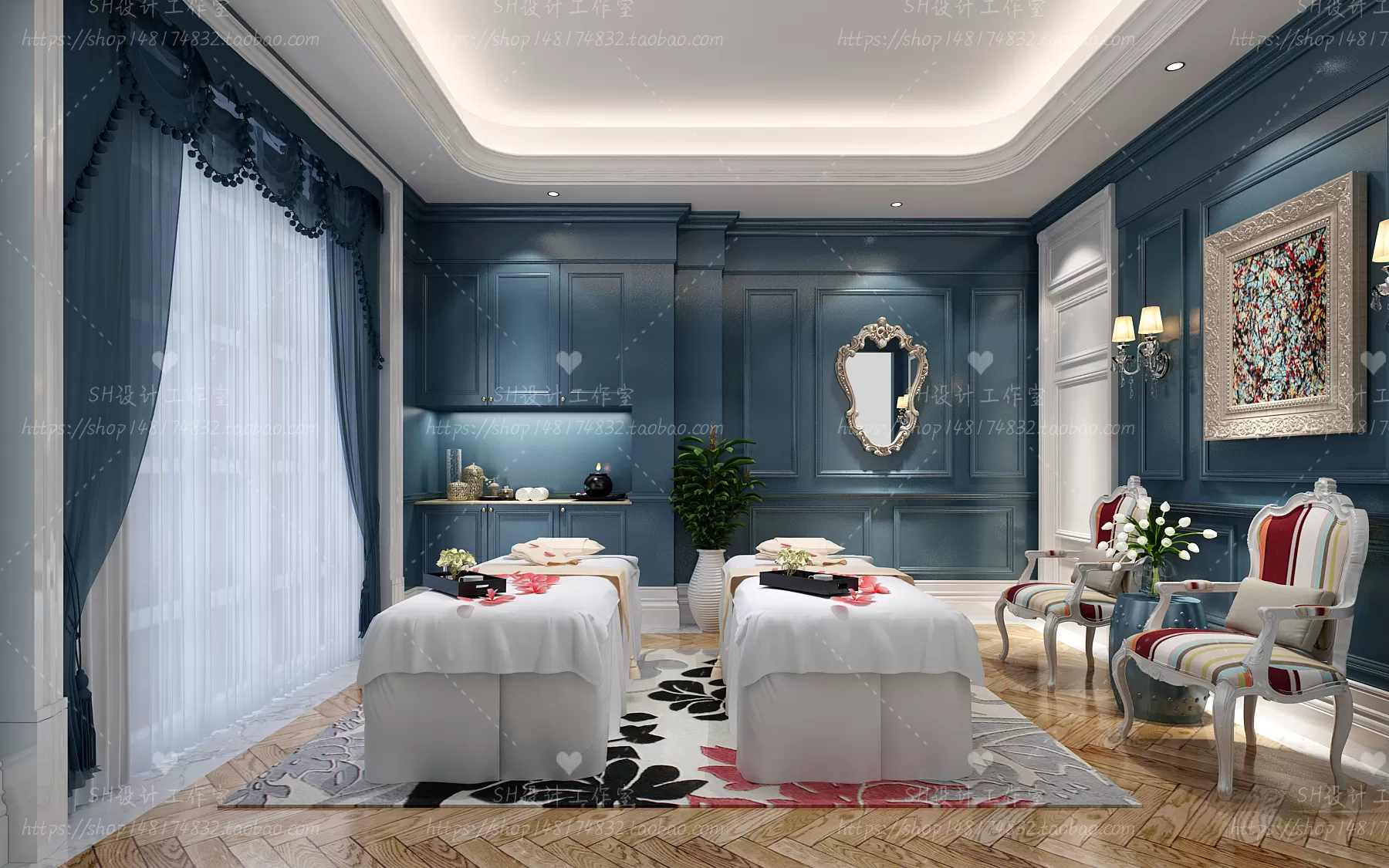 SPA BEAUTY 3D SCENES – VRAY RENDER – 01