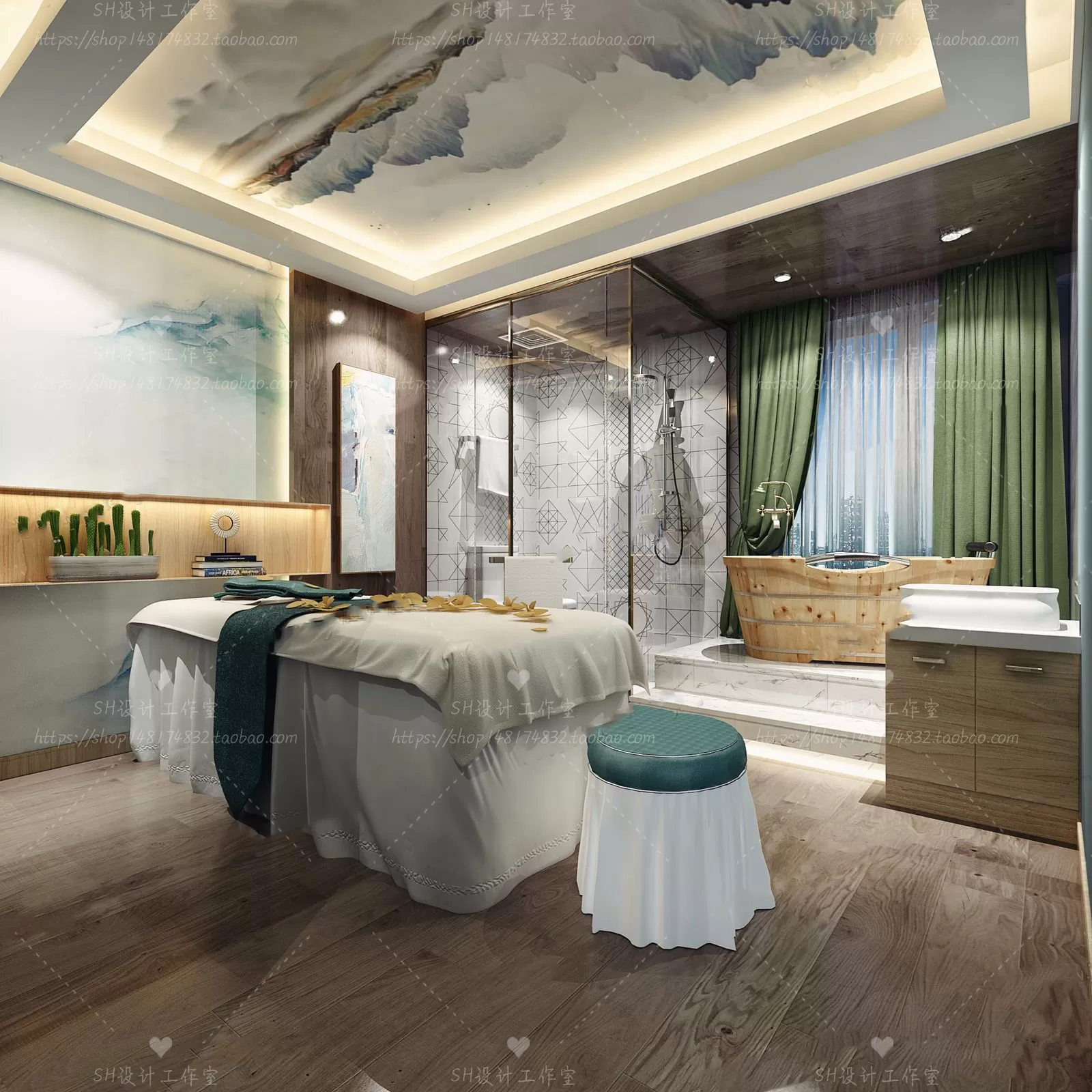 SPA BEAUTY 3D SCENES – VRAY RENDER – 03