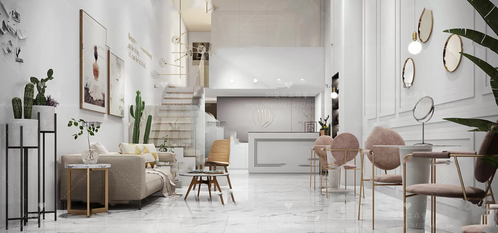 SPA BEAUTY 3D SCENES – VRAY RENDER – 04