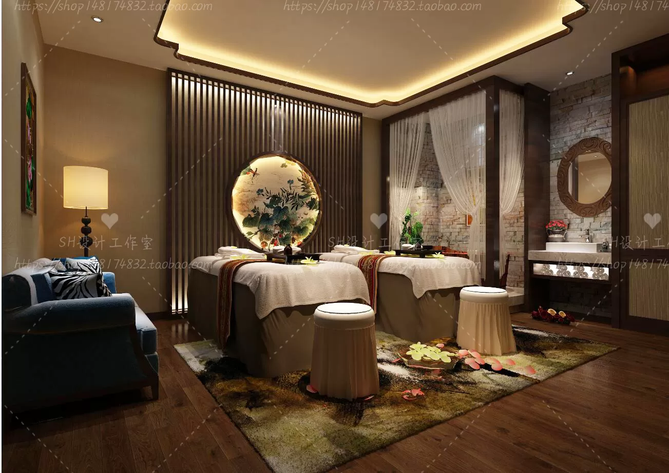SPA BEAUTY 3D SCENES – VRAY RENDER – 08