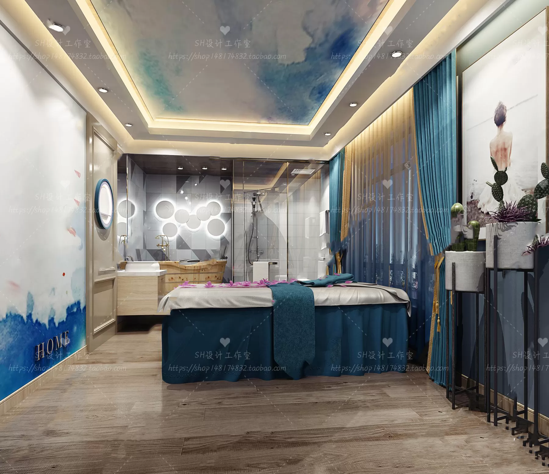 SPA BEAUTY 3D SCENES – VRAY RENDER – 09