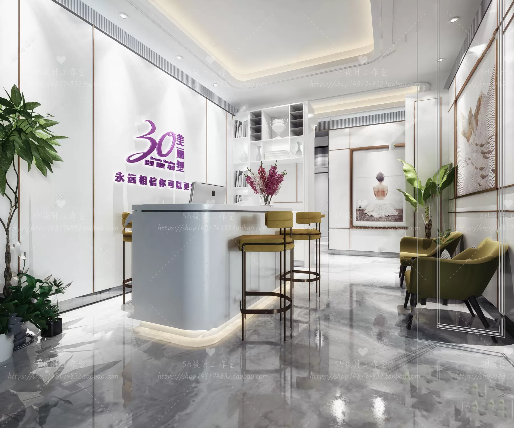 SPA BEAUTY 3D SCENES – VRAY RENDER – 12