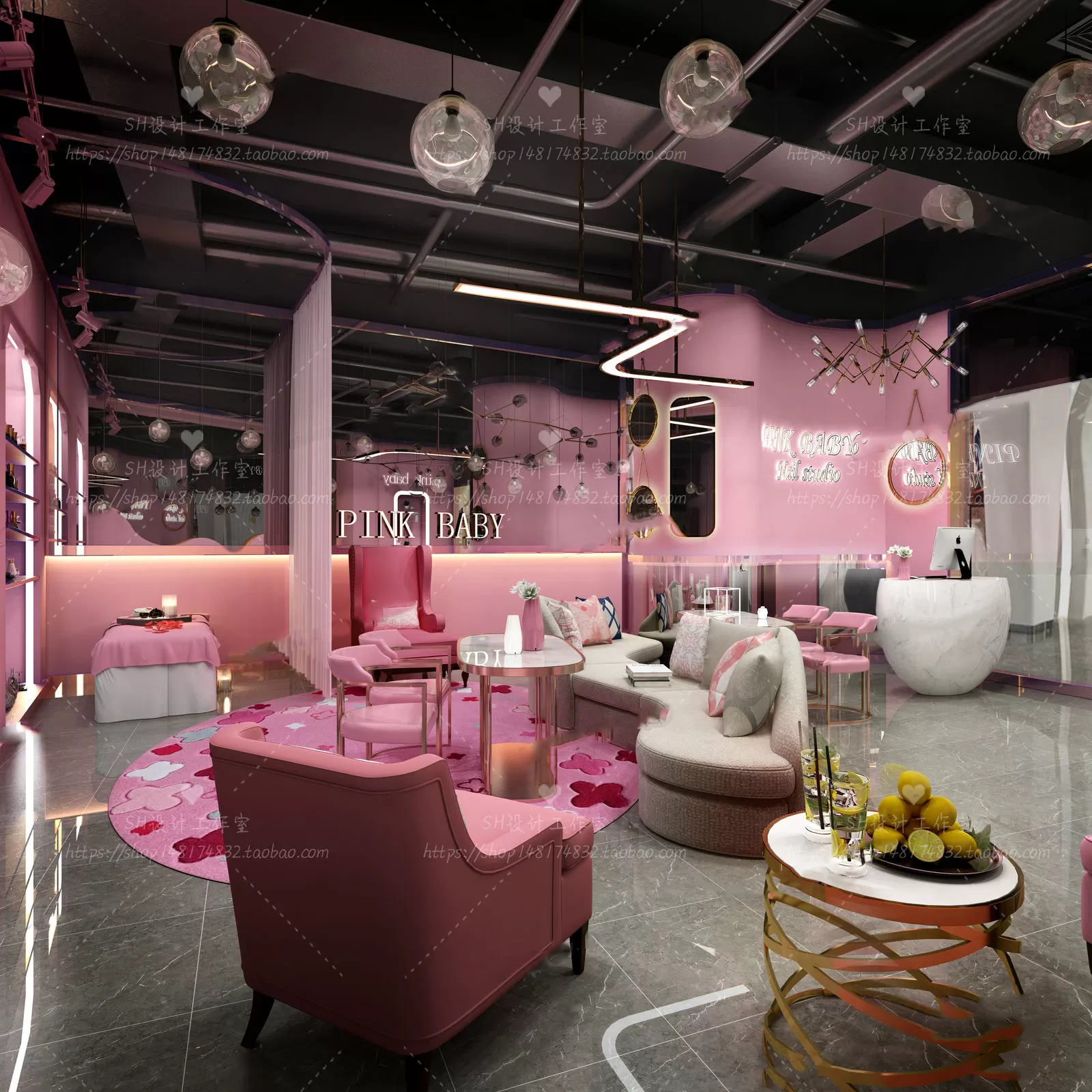 SPA BEAUTY 3D SCENES – VRAY RENDER – 16