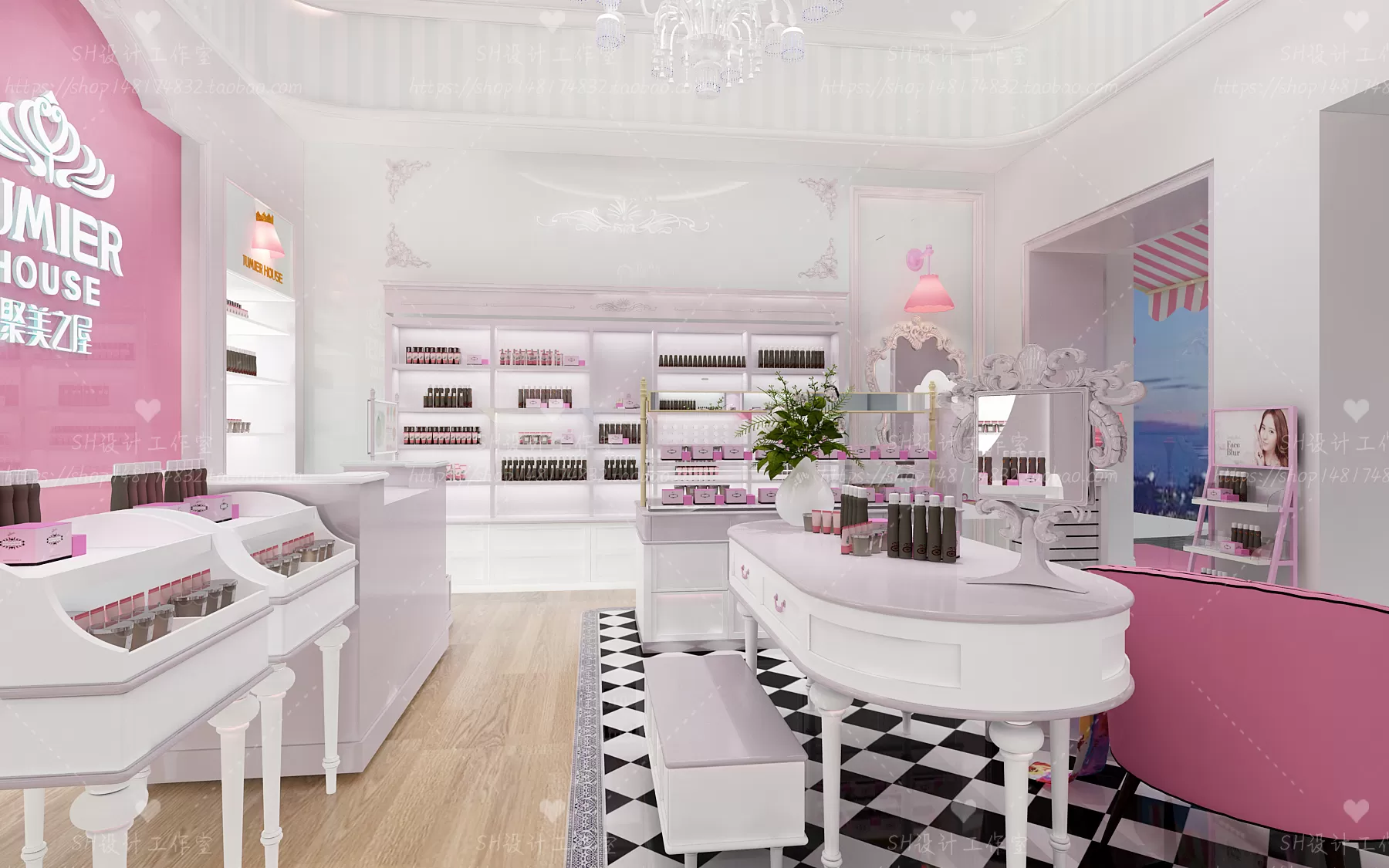 SPA BEAUTY 3D SCENES – VRAY RENDER – 19