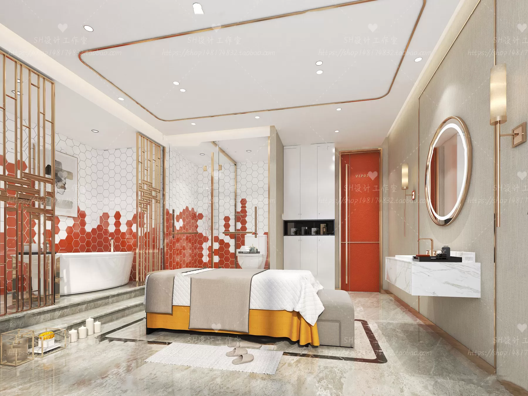 SPA BEAUTY 3D SCENES – VRAY RENDER – 20