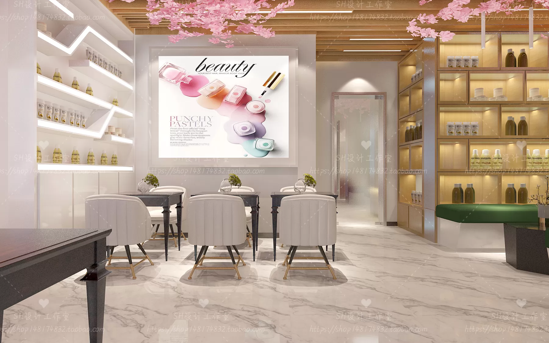 SPA BEAUTY 3D SCENES – VRAY RENDER – 21