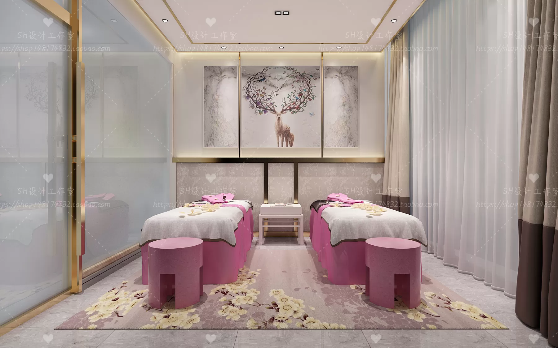 SPA BEAUTY 3D SCENES – VRAY RENDER – 23