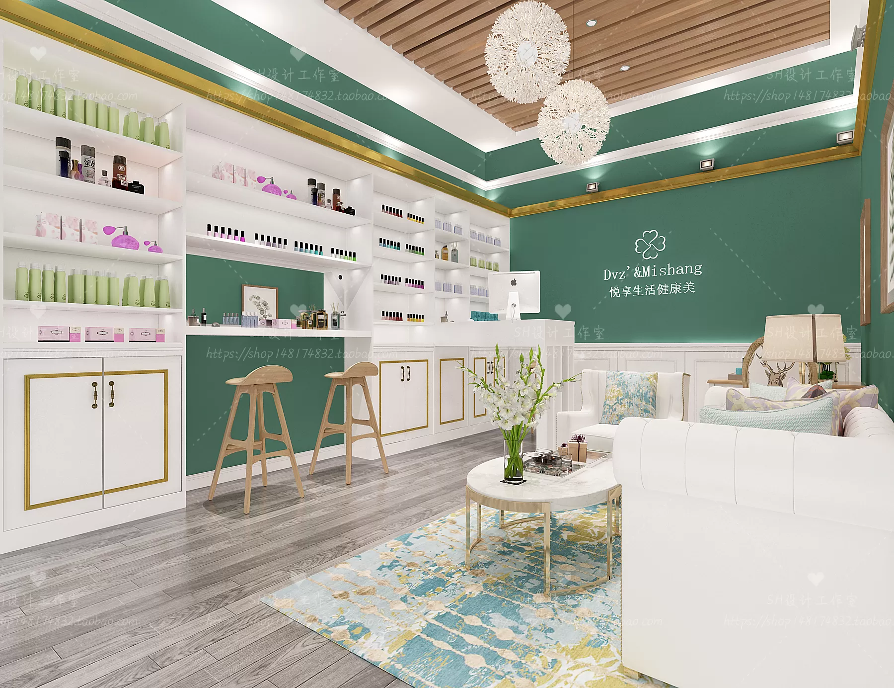 SPA BEAUTY 3D SCENES – VRAY RENDER – 26