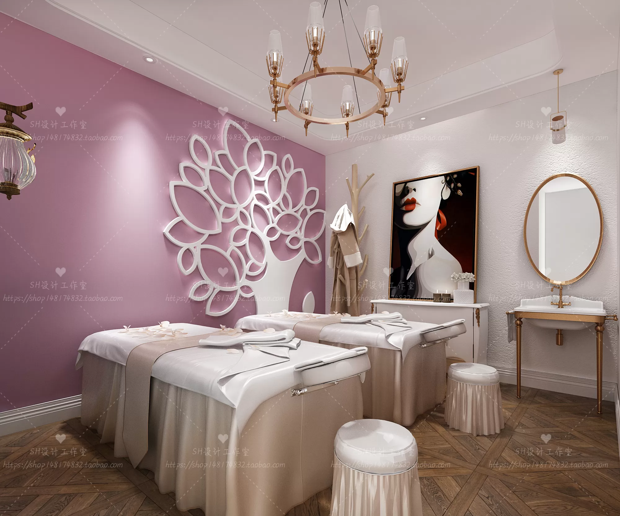 SPA BEAUTY 3D SCENES – VRAY RENDER – 28