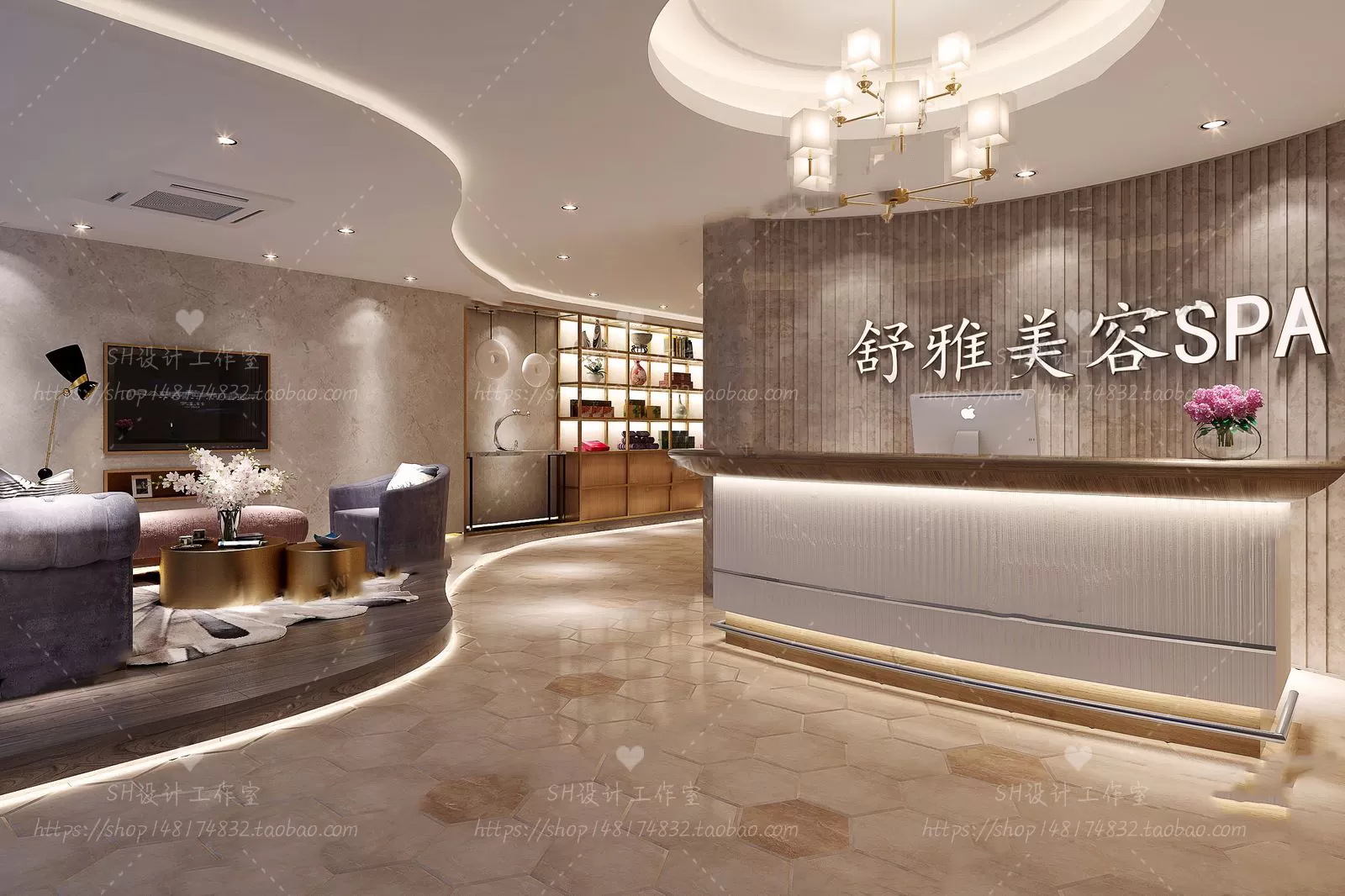 SPA BEAUTY 3D SCENES – VRAY RENDER – 34