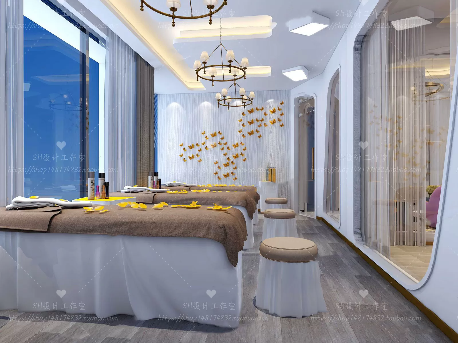 SPA BEAUTY 3D SCENES – VRAY RENDER – 35