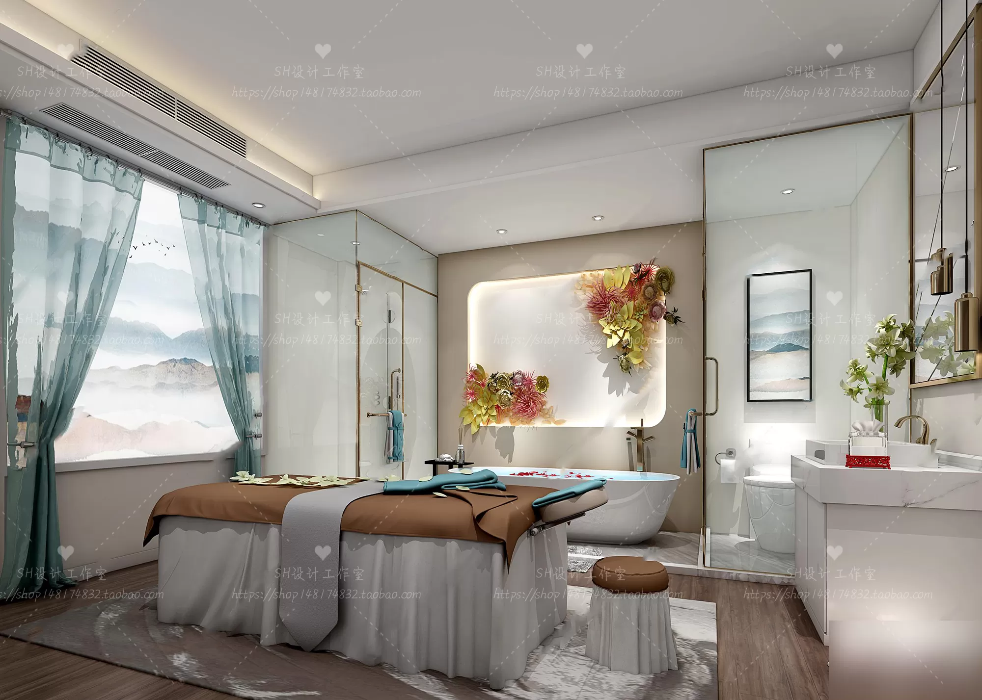 SPA BEAUTY 3D SCENES – VRAY RENDER – 37