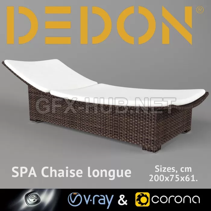 Amb_Deckchair SPA Chaise longue – 205683