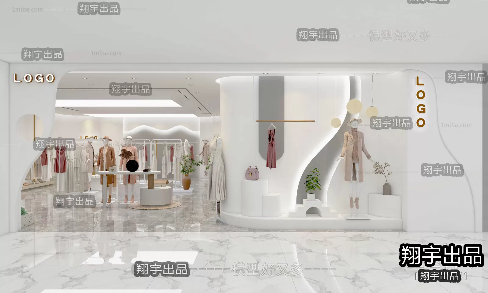 CLOTHING STORE – 3D SCENES – 0002